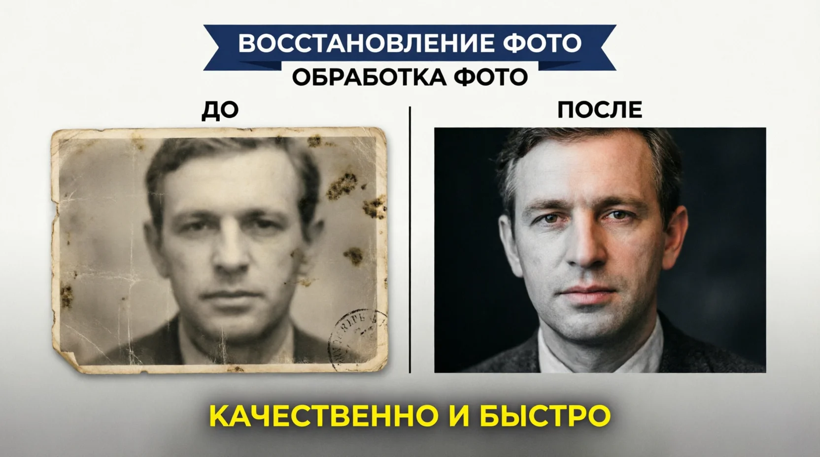 Восстановление фото AI | Улучшение качества фото - изображение 1