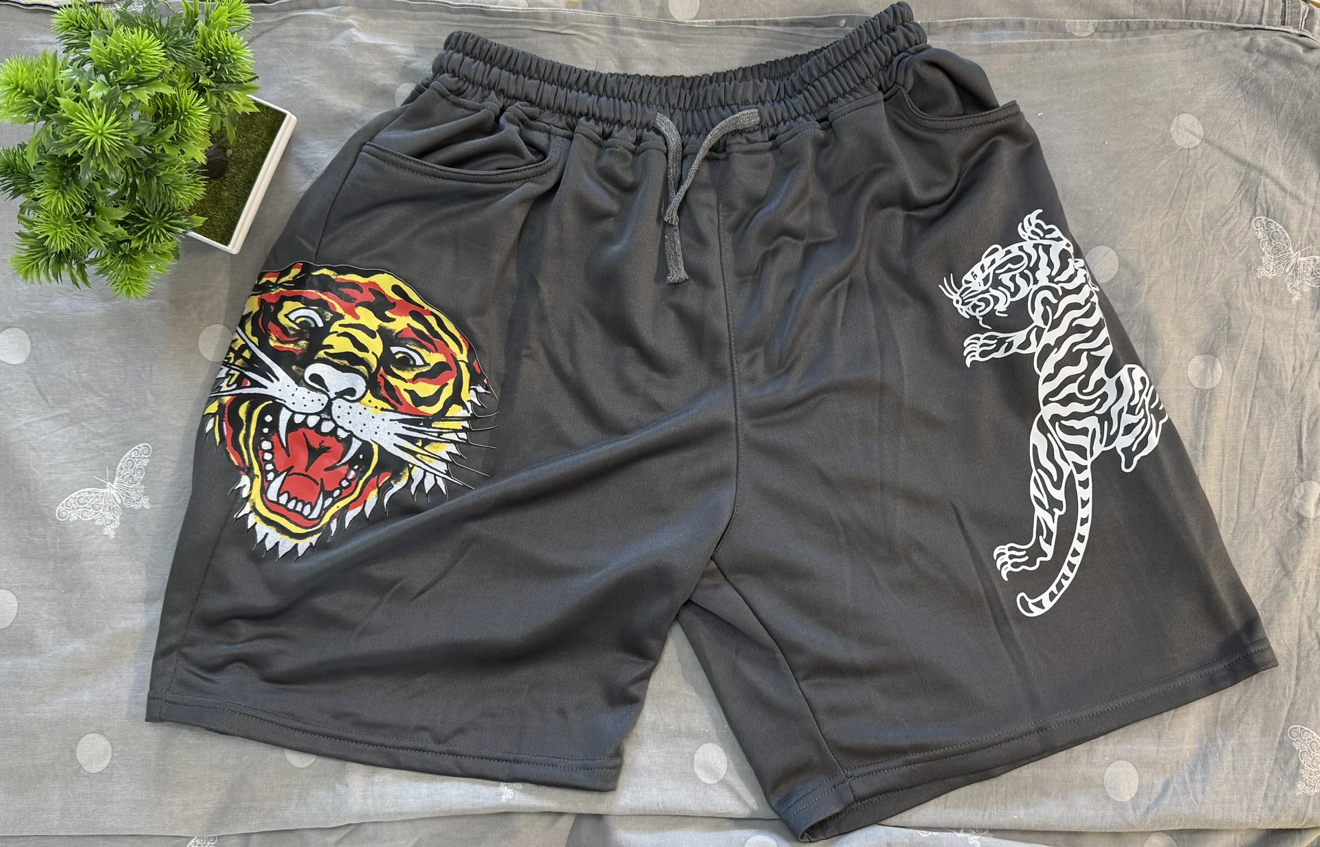 Шорты Ed Hardy Tiger темно-серые - изображение 1