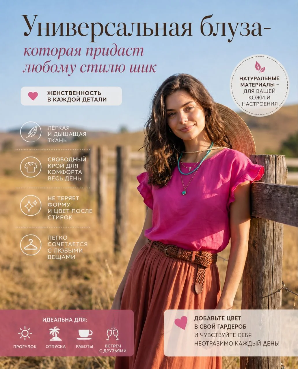 Блуза женская летняя - изображение 1