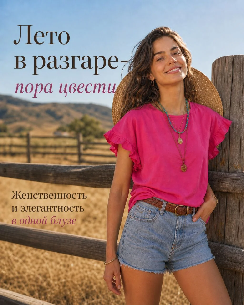 Блуза женская летняя - миниатюра 4