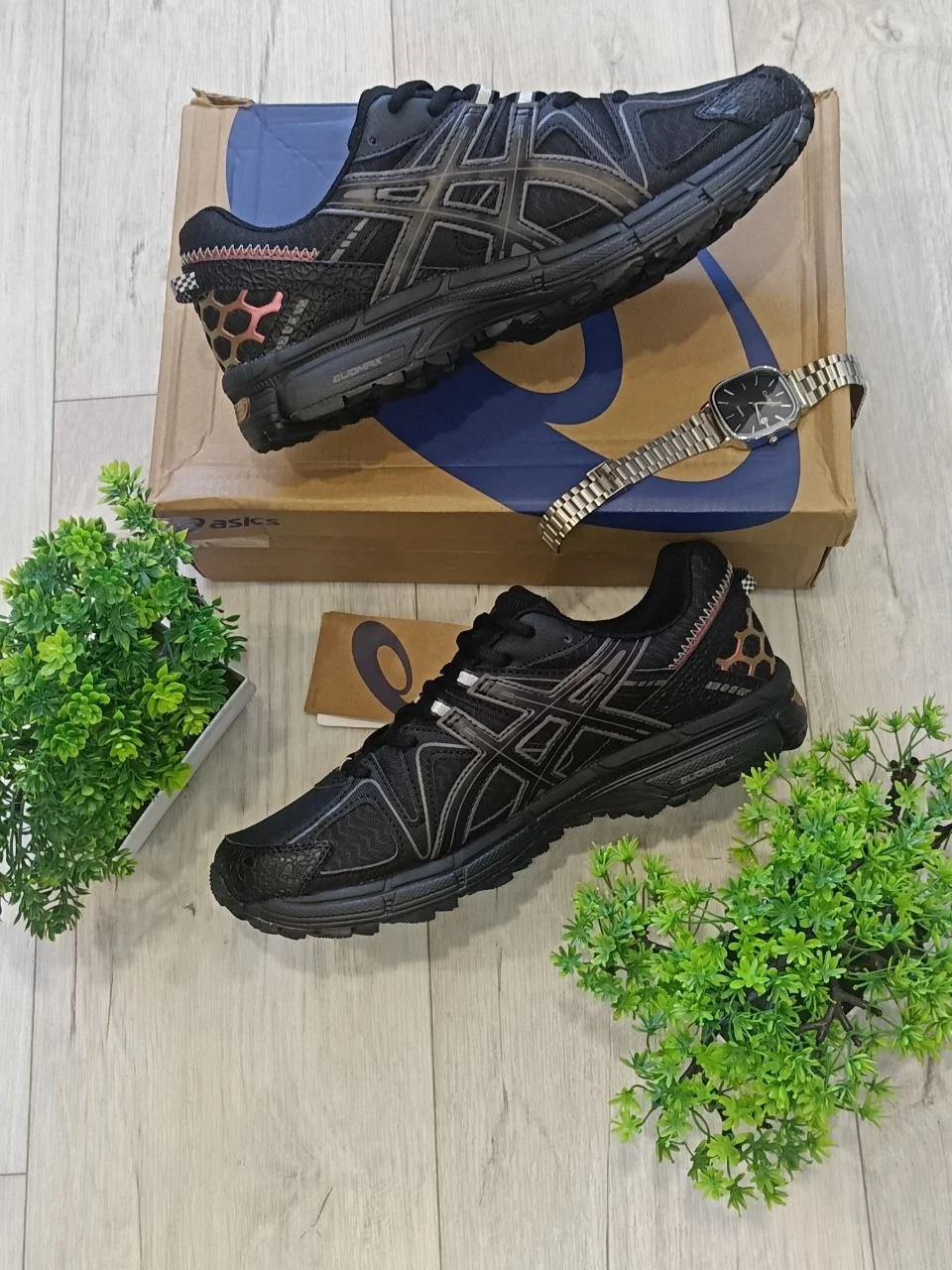 Кроссовки мужские Asics GEL-KAHANA 8 чёрные - изображение 1