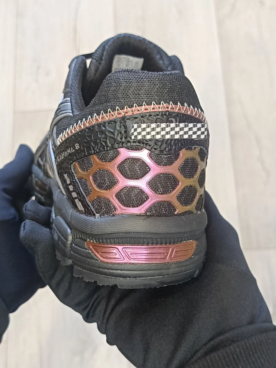 Кроссовки мужские Asics GEL-KAHANA 8 чёрные - миниатюра 7