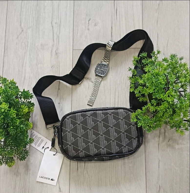 Сумка мужская Lacoste через плечо (борсетка) - миниатюра 2