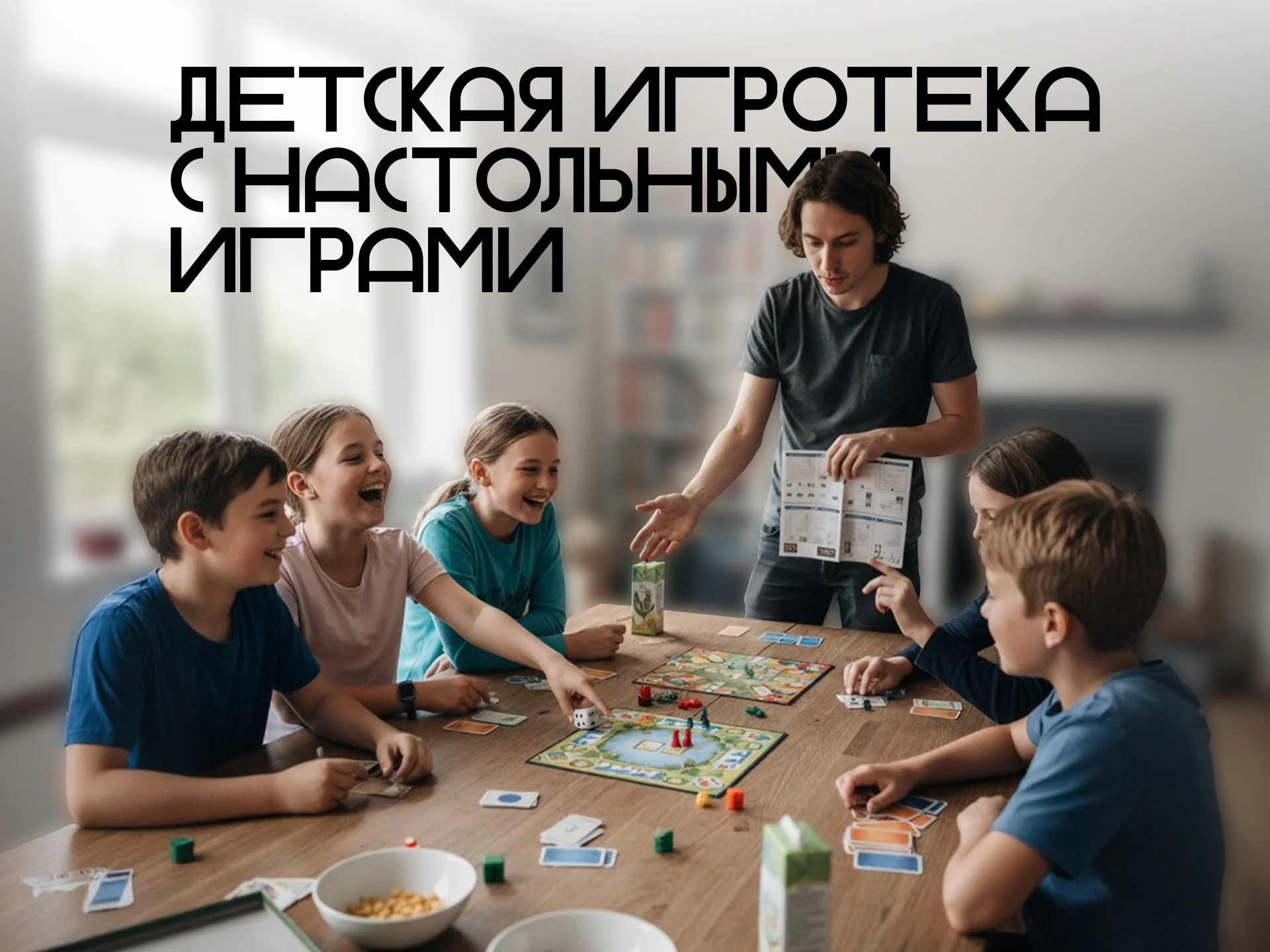 Мастер для игр в настольные игры с детьми - изображение 1