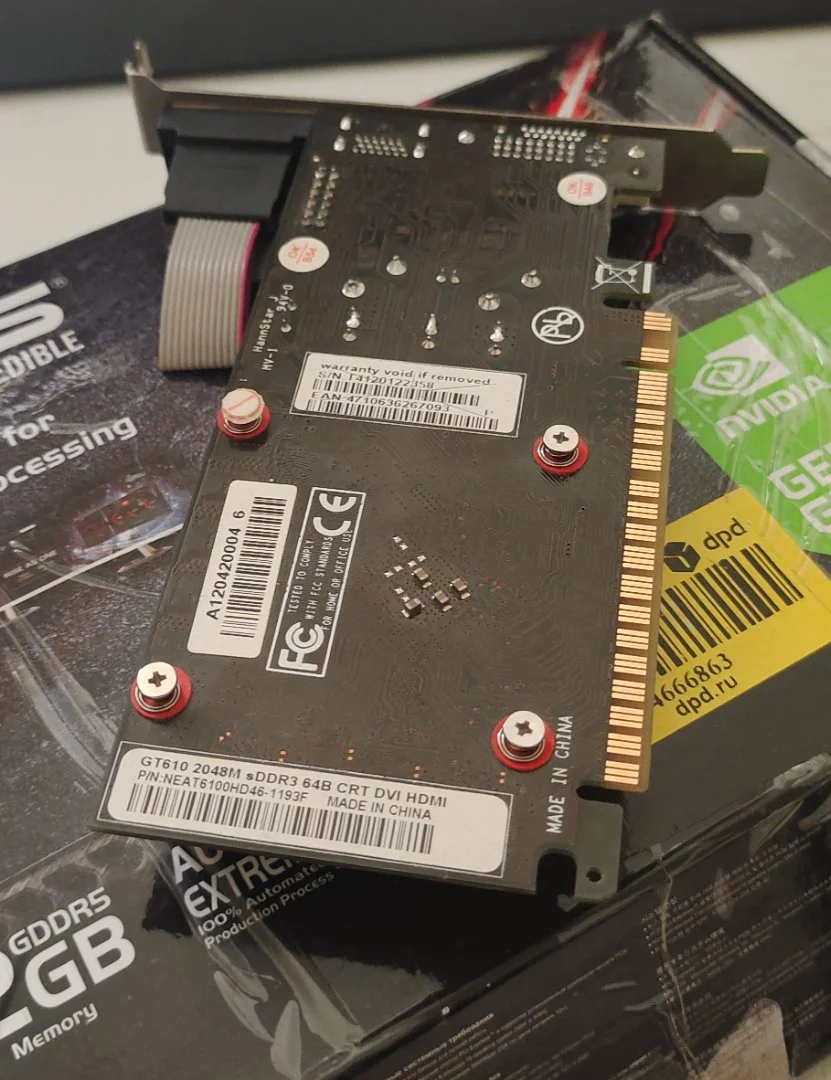 Видеокарта GT610 2Gb - миниатюра 3