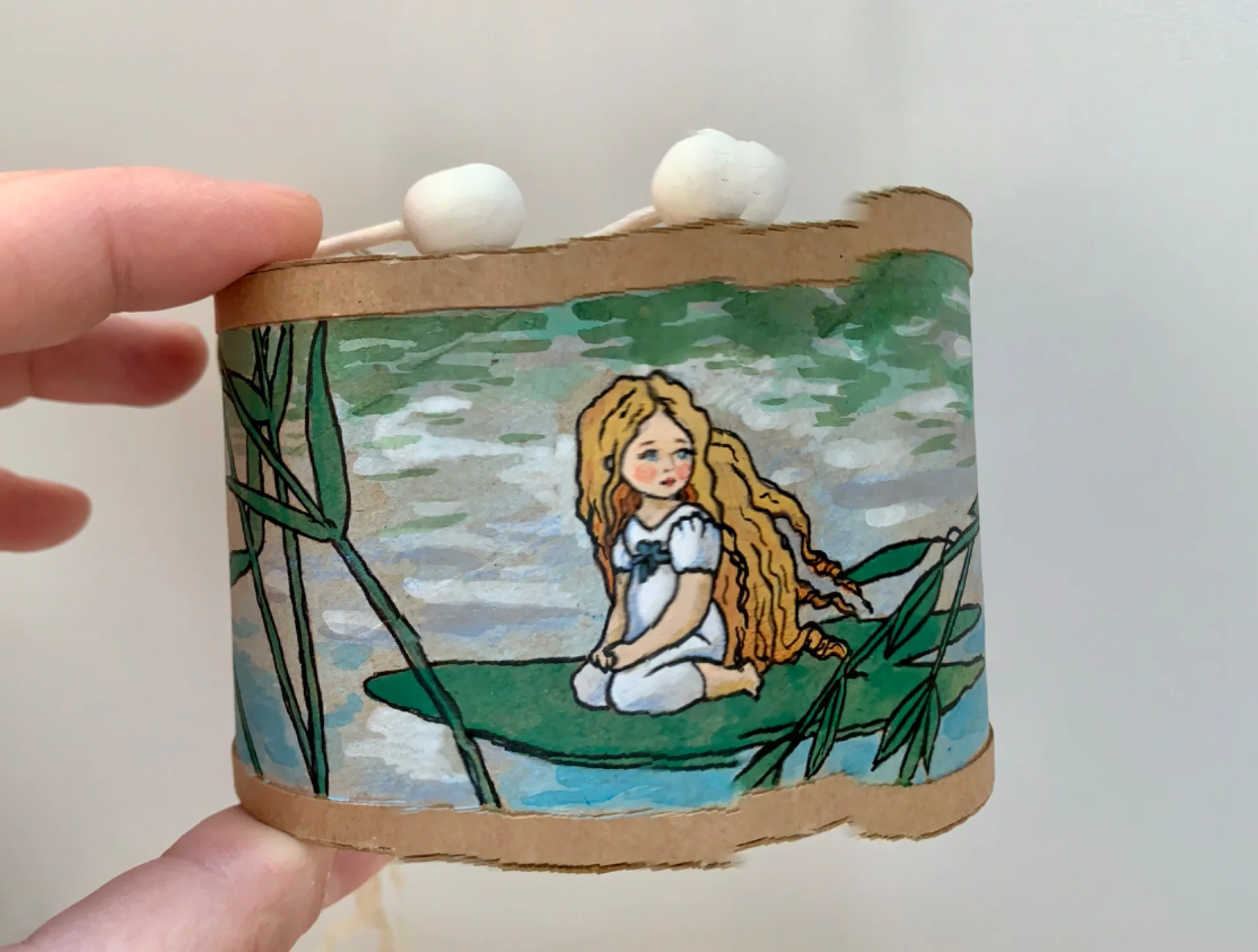 Елочная игрушка, барабан - миниатюра 4