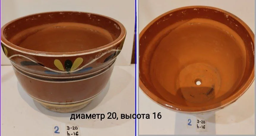 Горшки керамические для цветов - миниатюра 2