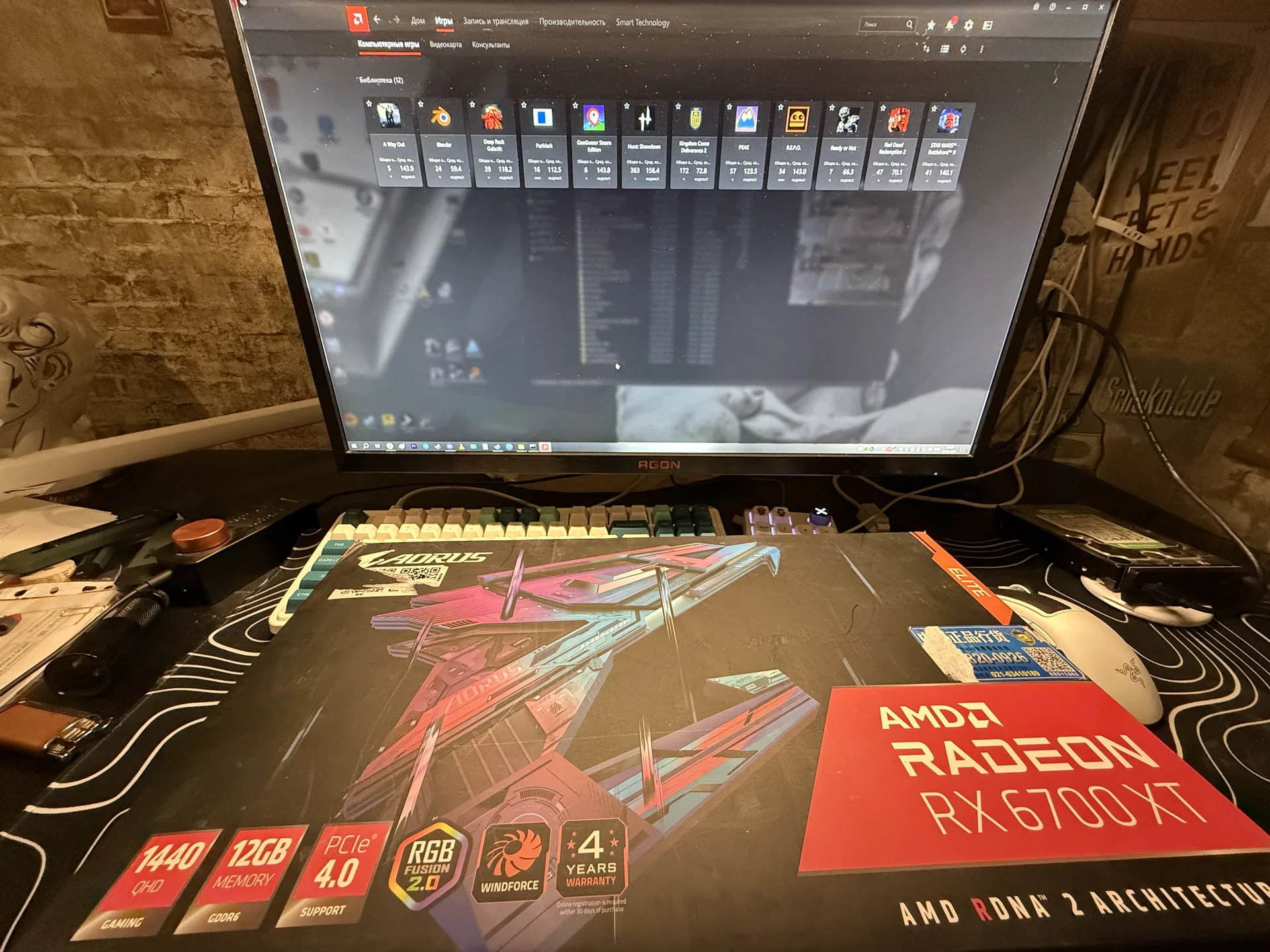 Gigabyte Aorus 6700XT - миниатюра 4