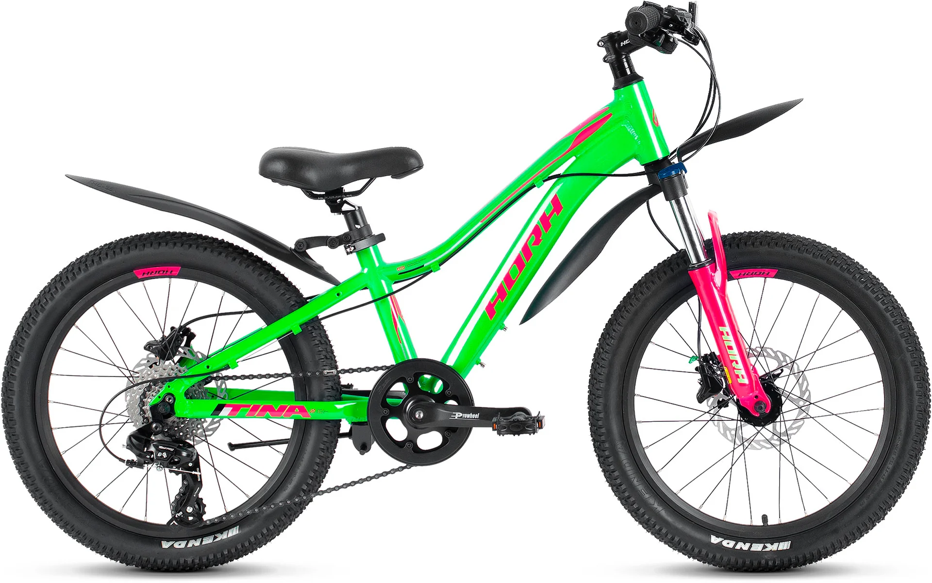 Велосипед HORH TINA TAHD 2.1 20 (2023) Green-Pink - изображение 1