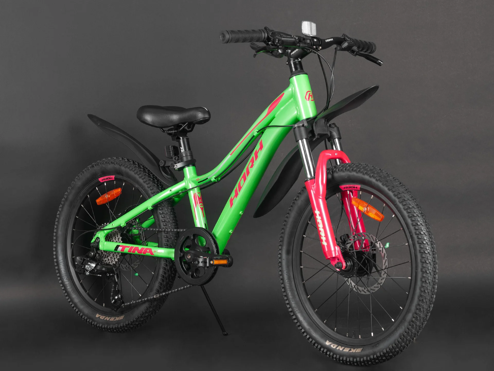 Велосипед HORH TINA TAHD 2.1 20 (2023) Green-Pink - миниатюра 2