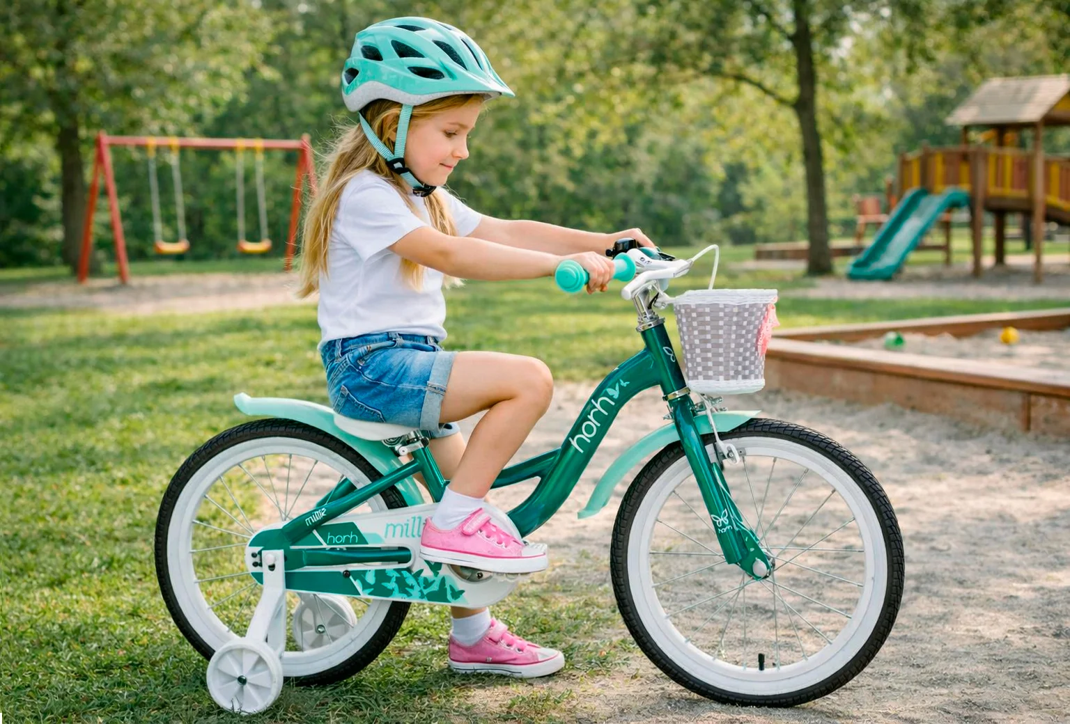 Велосипед HORH MILLIE 18" Dark Green - миниатюра 3