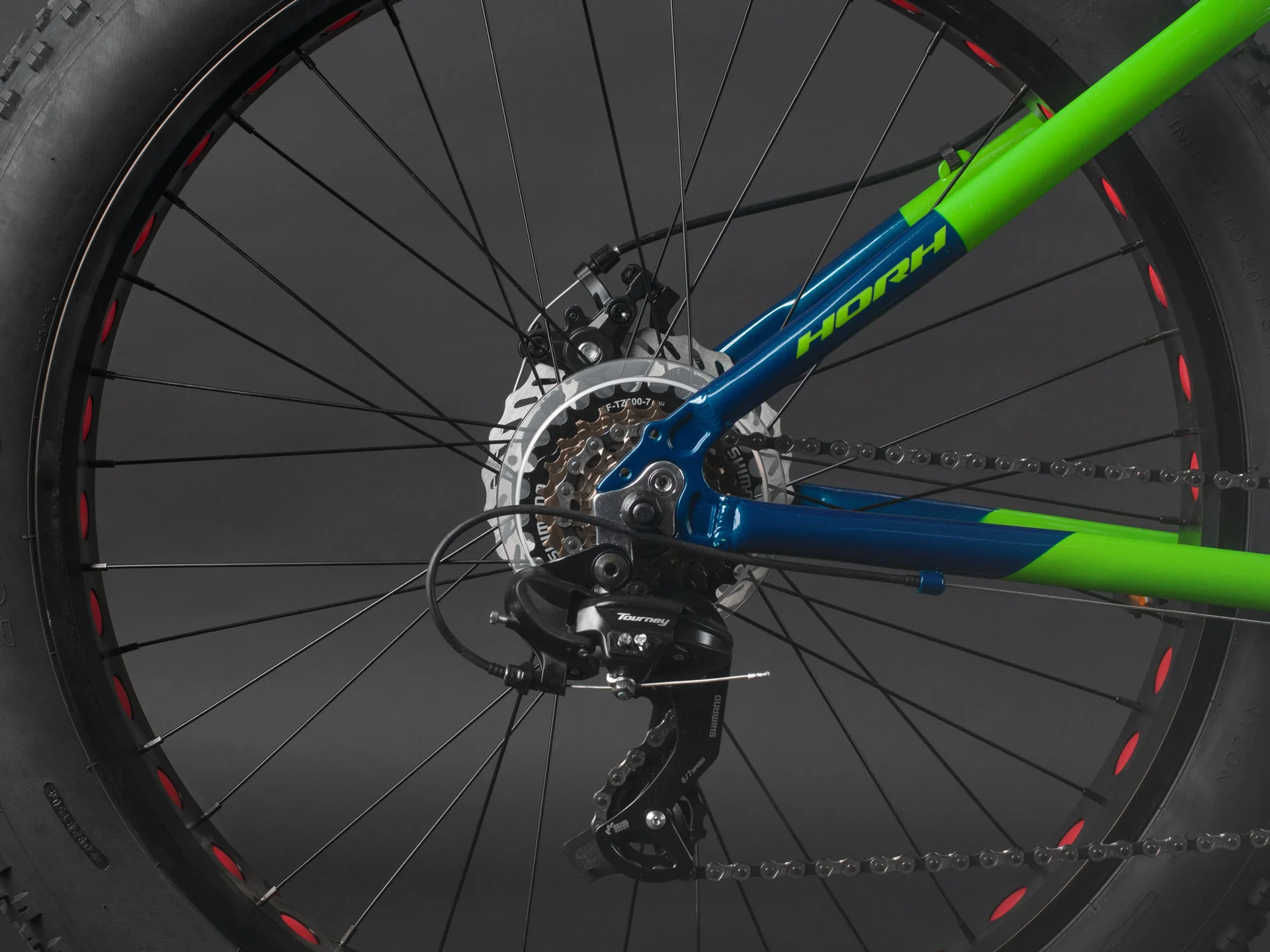 Велосипед HORH BUBBLE 26" (2024) Green - миниатюра 9