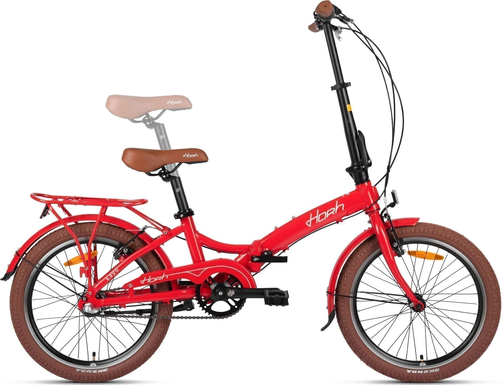 Велосипед HORH KAYO NEXUS 3SP VB 20" (2024) Red - миниатюра 2
