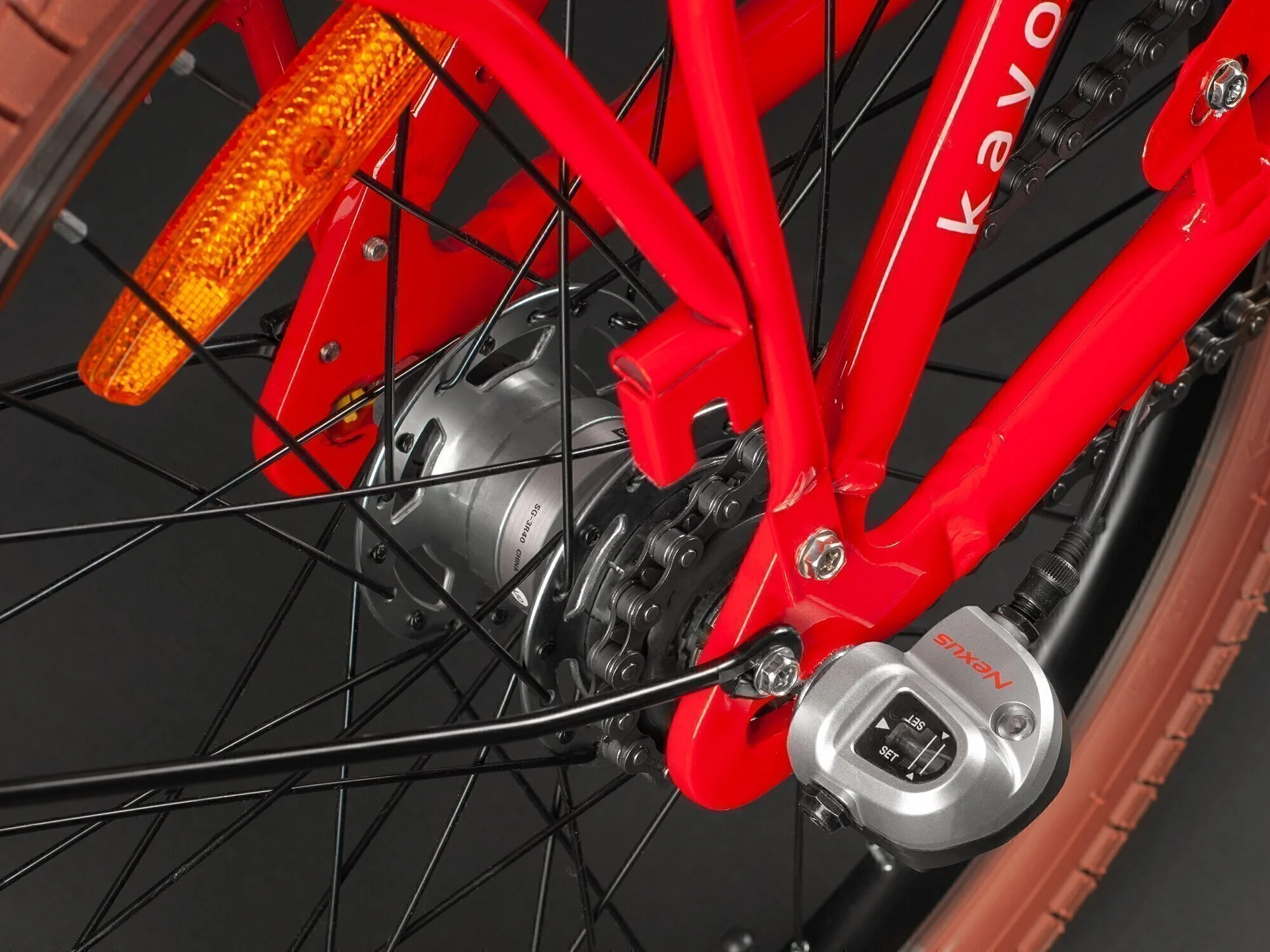 Велосипед HORH KAYO NEXUS 3SP VB 20" (2024) Red - миниатюра 6