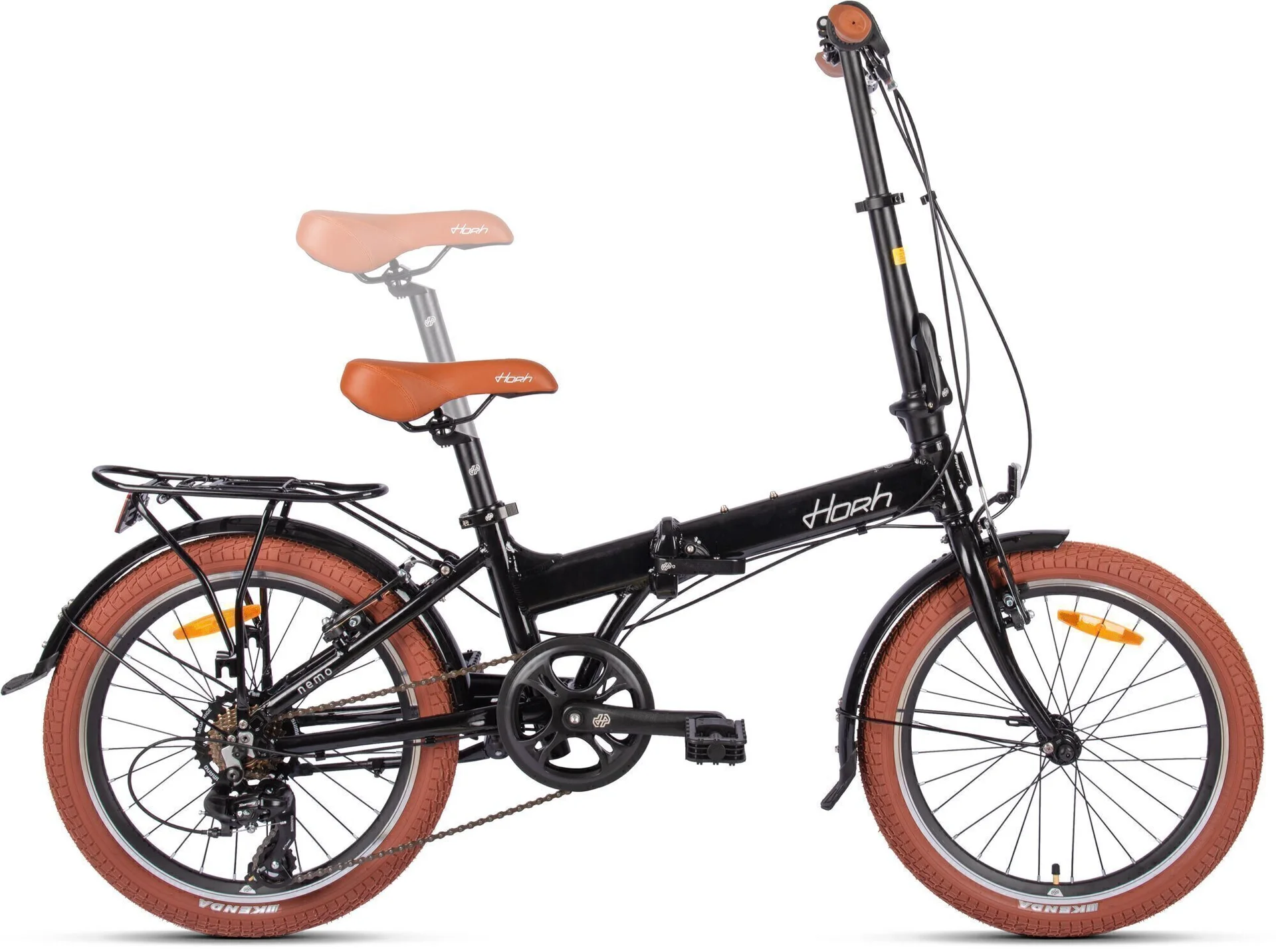 Велосипед HORH NEMO 7SP VB 20" (2026) Black - миниатюра 2