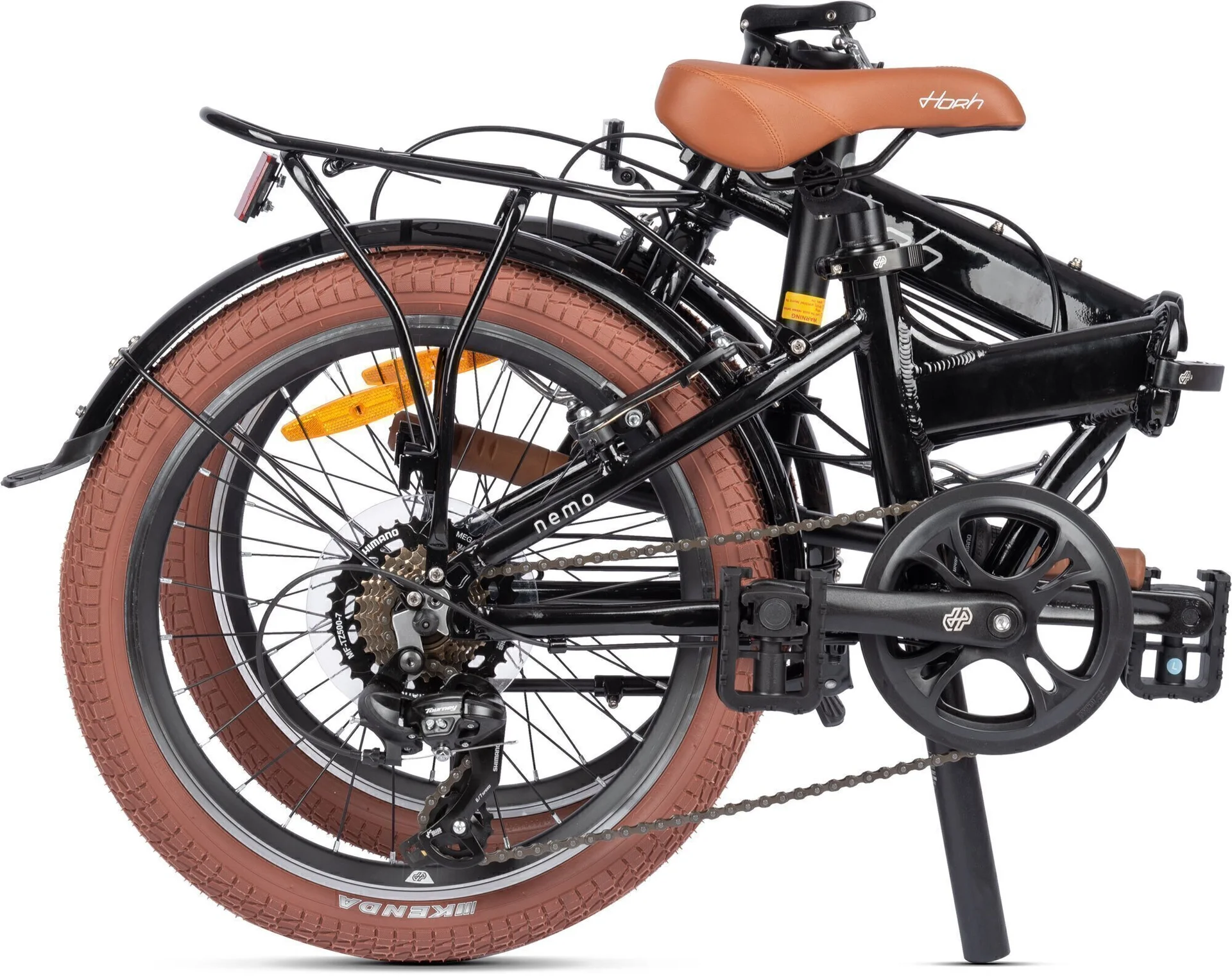Велосипед HORH NEMO 7SP VB 20" (2026) Black - миниатюра 3