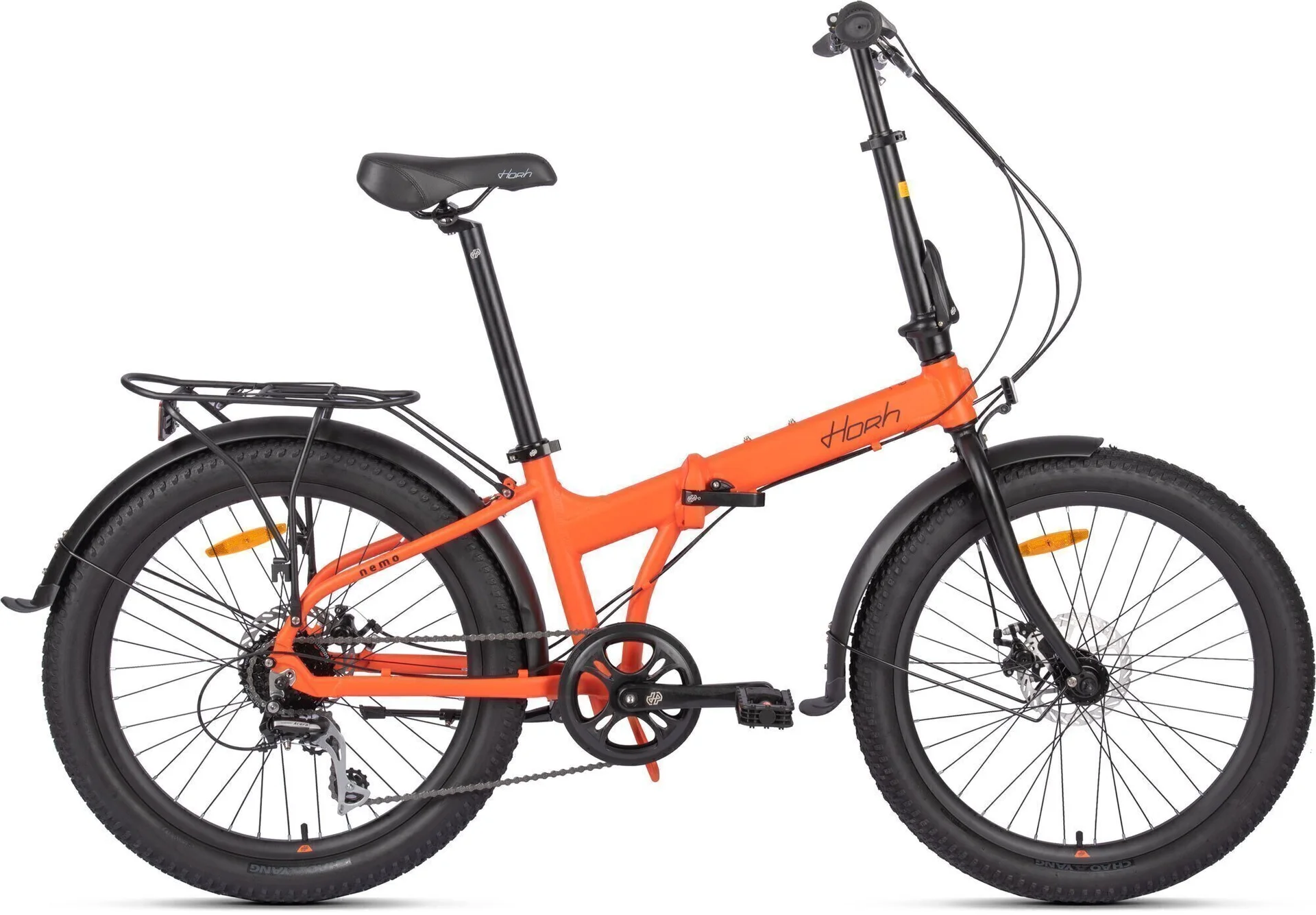 Велосипед HORH NEMO 8SP MD FAT 24" (2024) Orange - изображение 1