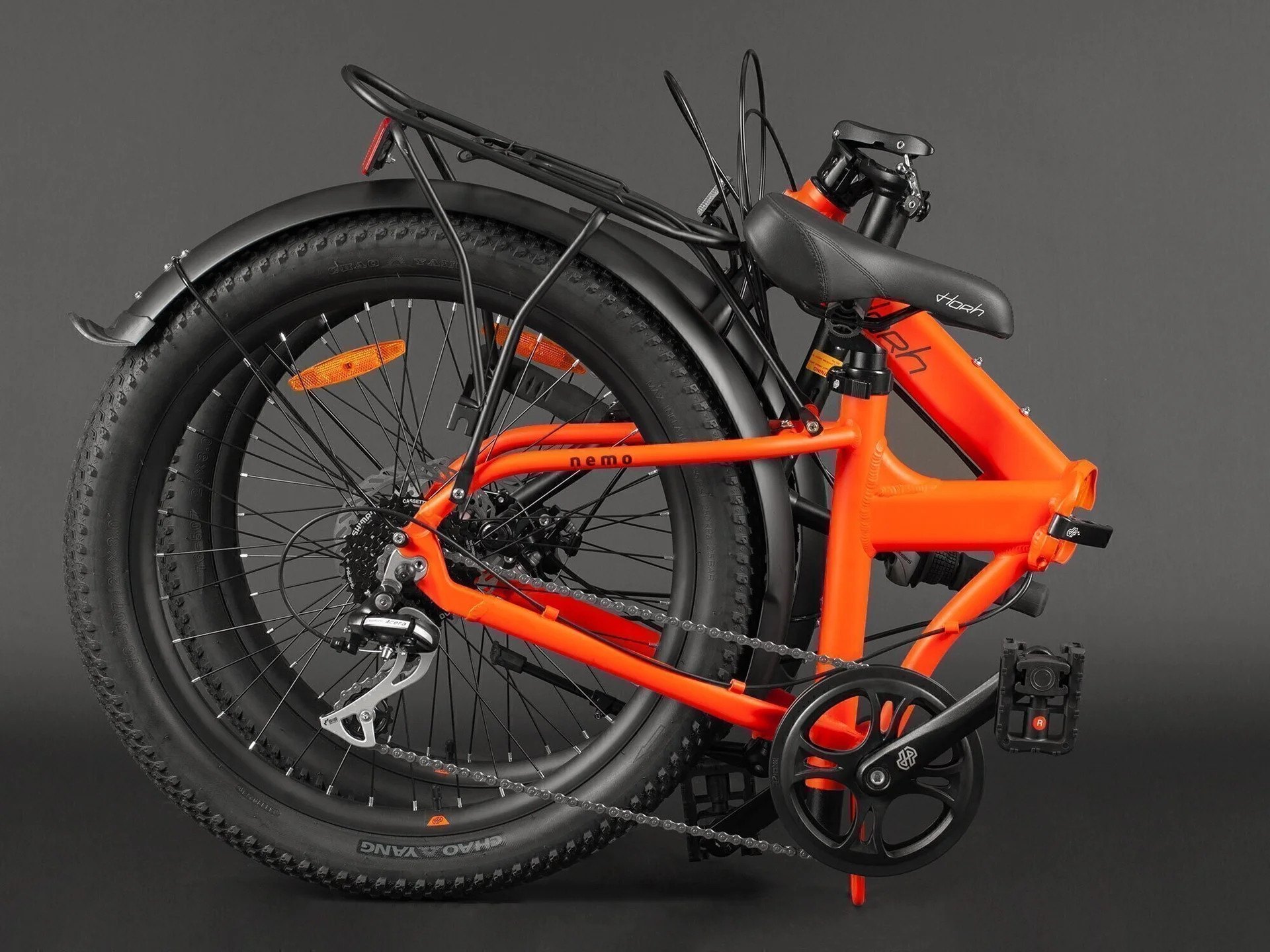 Велосипед HORH NEMO 8SP MD FAT 24" (2024) Orange - миниатюра 12