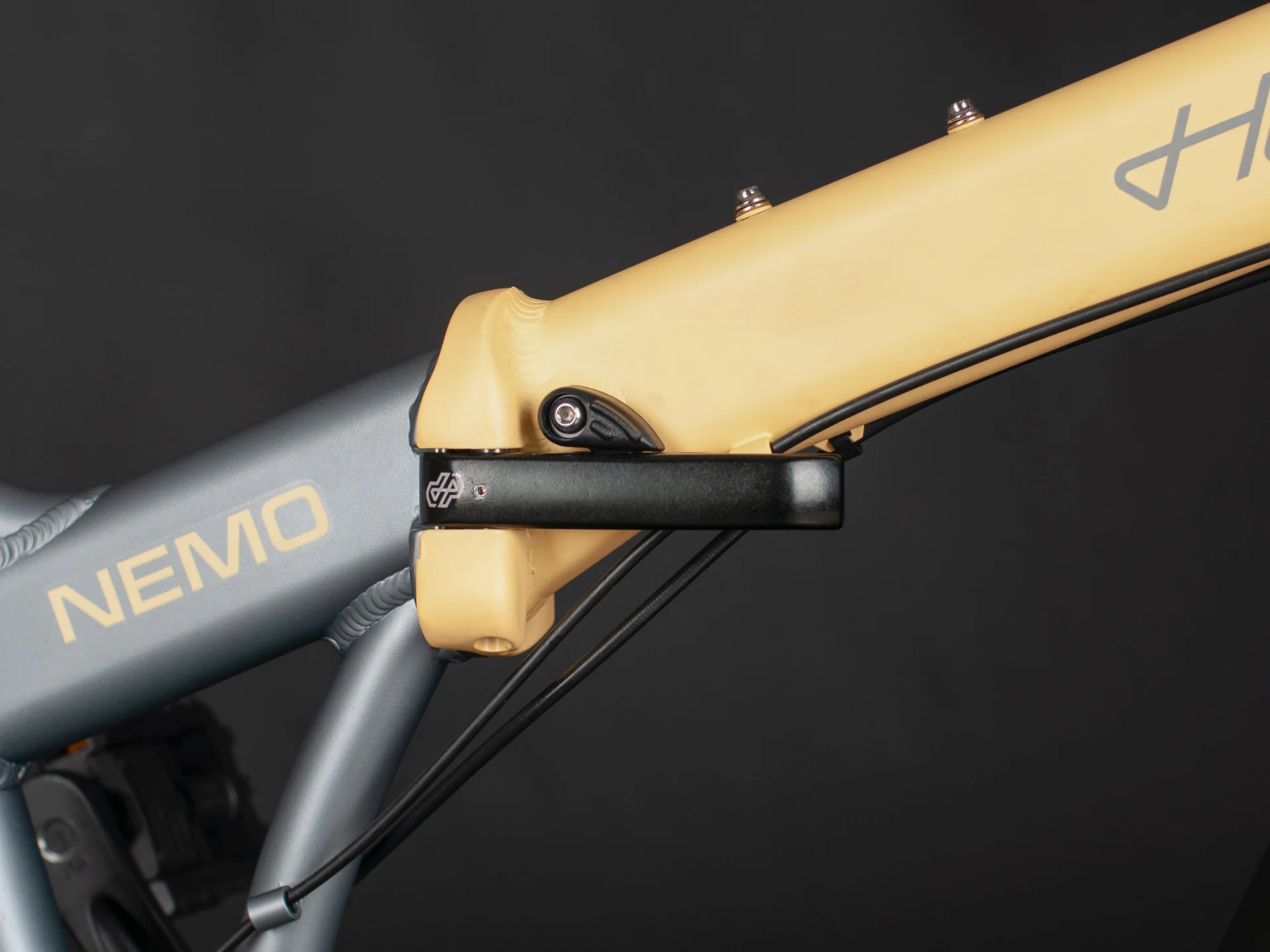 Велосипед HORH NEMO 9SP HD FAT 24" (2024) Yellow-Light Grey - миниатюра 13