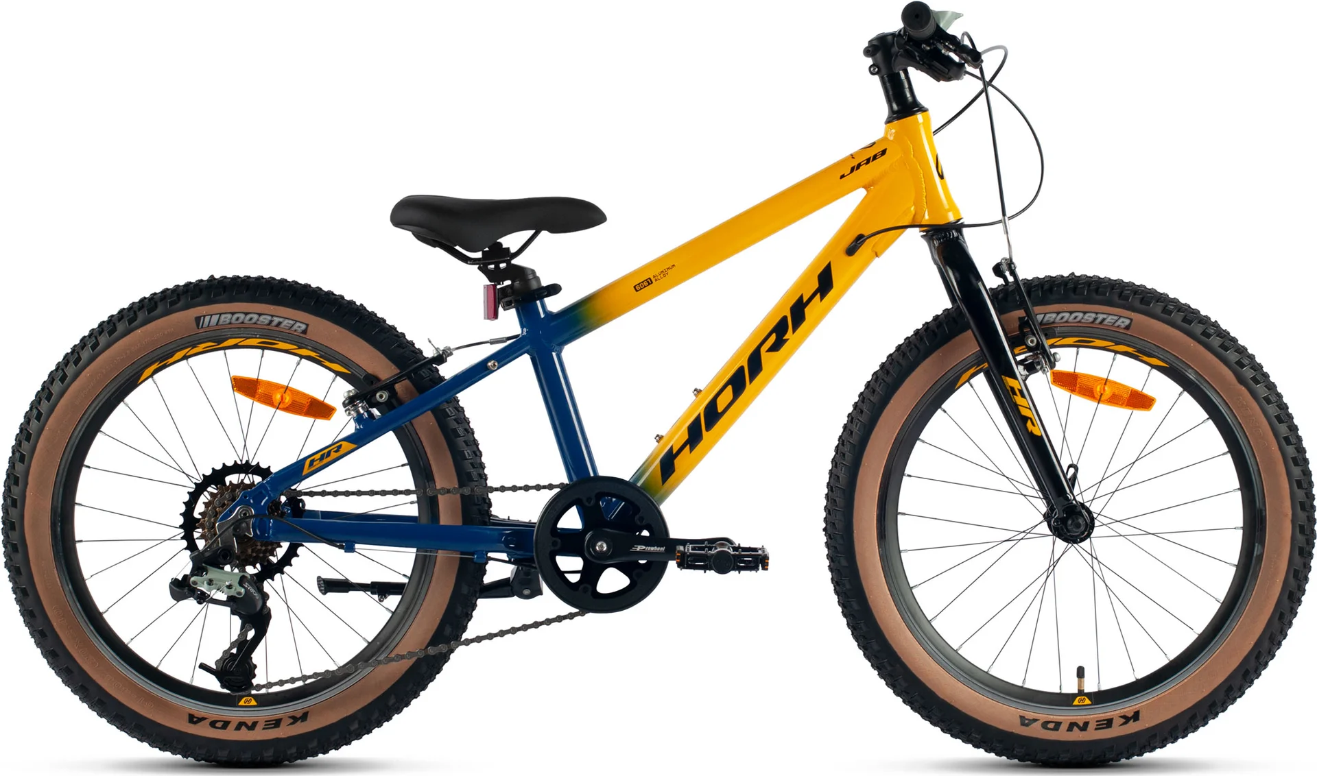 Велосипед HORH JAB JABVB20 20" (2024) Yellow-Dark Blue - изображение 1