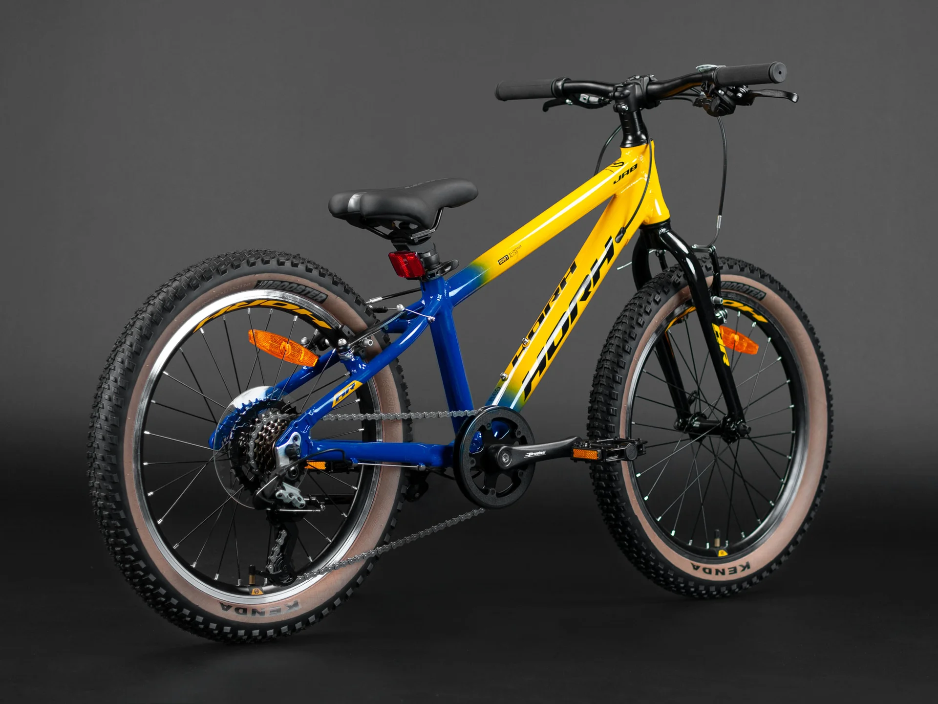 Велосипед HORH JAB JABVB20 20" (2024) Yellow-Dark Blue - миниатюра 7