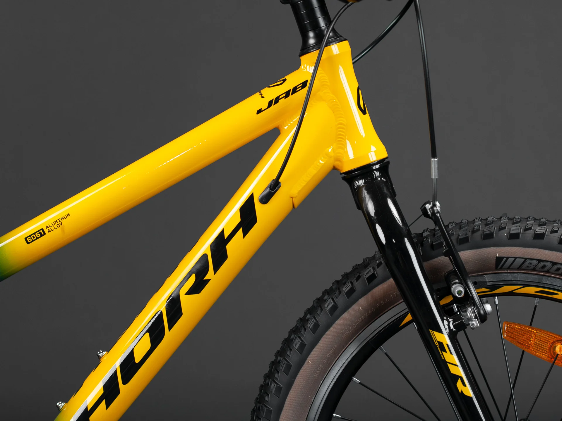 Велосипед HORH JAB JABVB20 20" (2024) Yellow-Dark Blue - миниатюра 9