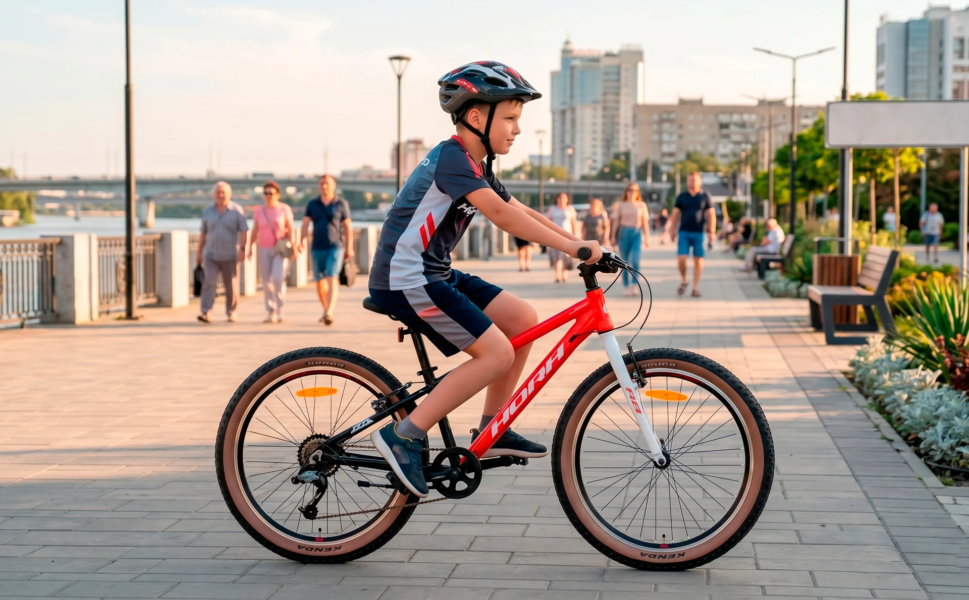Велосипед HORH JAB JABVB24 24" (2025) Red-Black-White - миниатюра 3