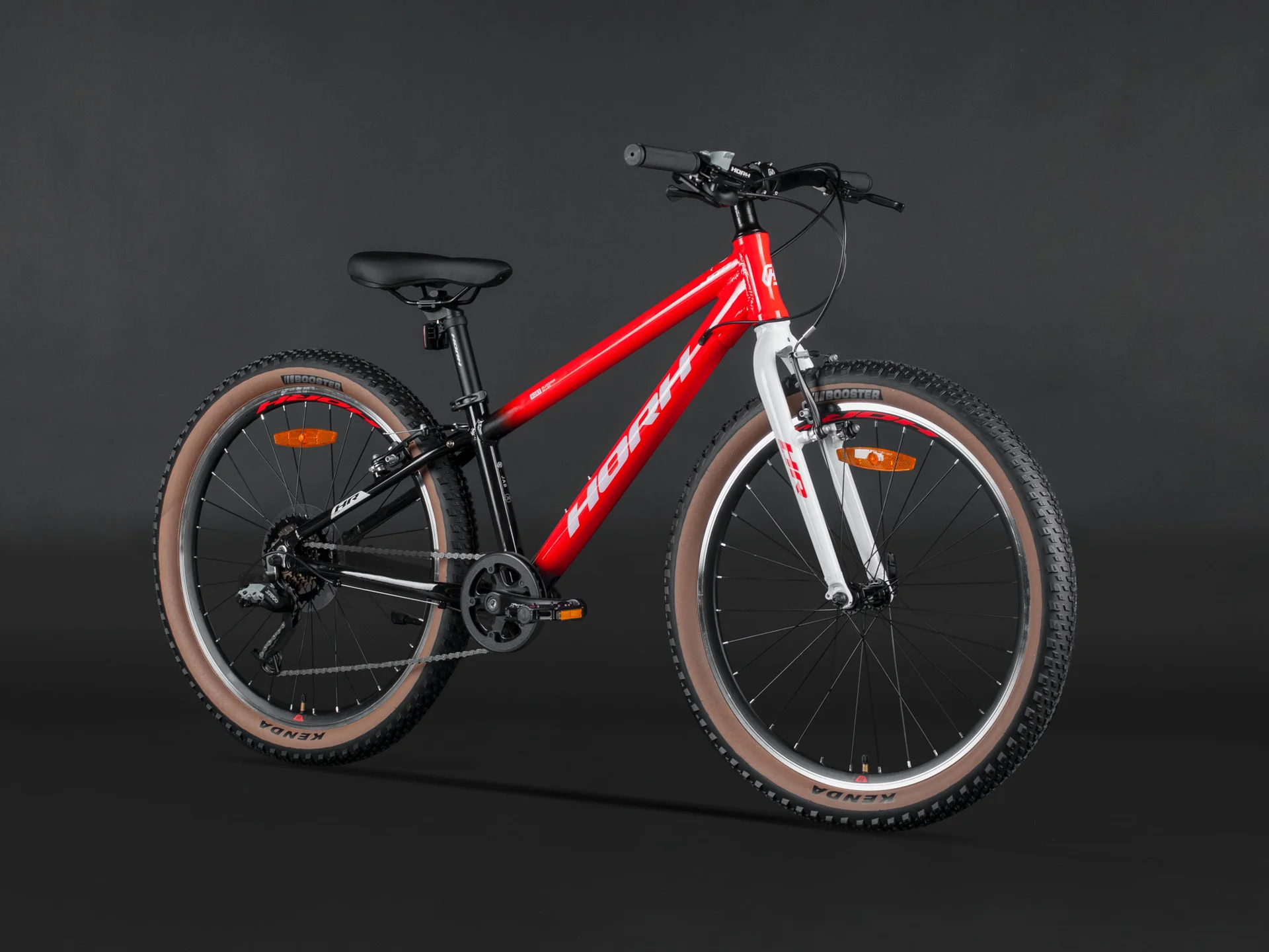 Велосипед HORH JAB JABVB24 24" (2025) Red-Black-White - миниатюра 6