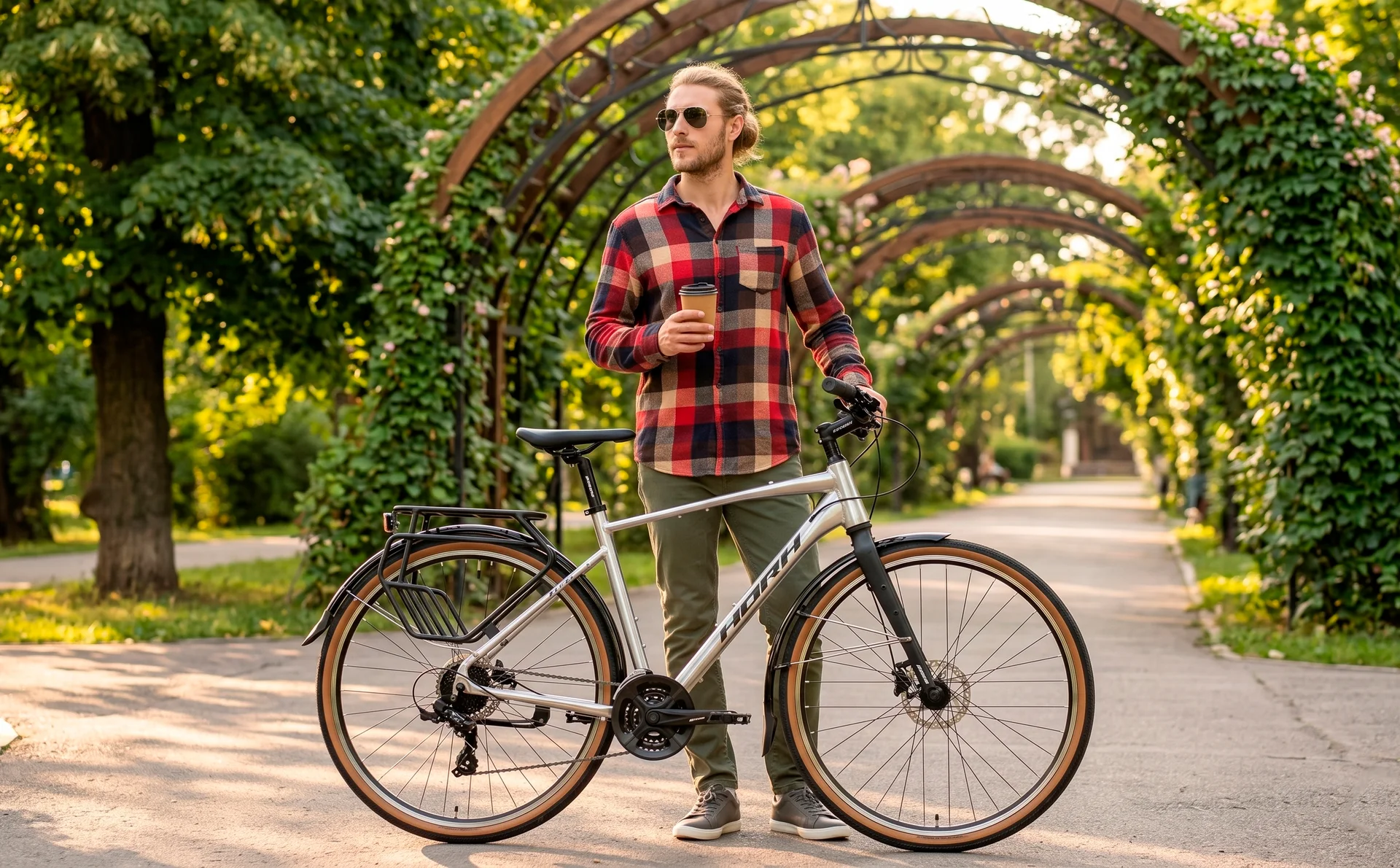 Велосипед HORH OTTO 700C" (2024) Light Grey - миниатюра 2