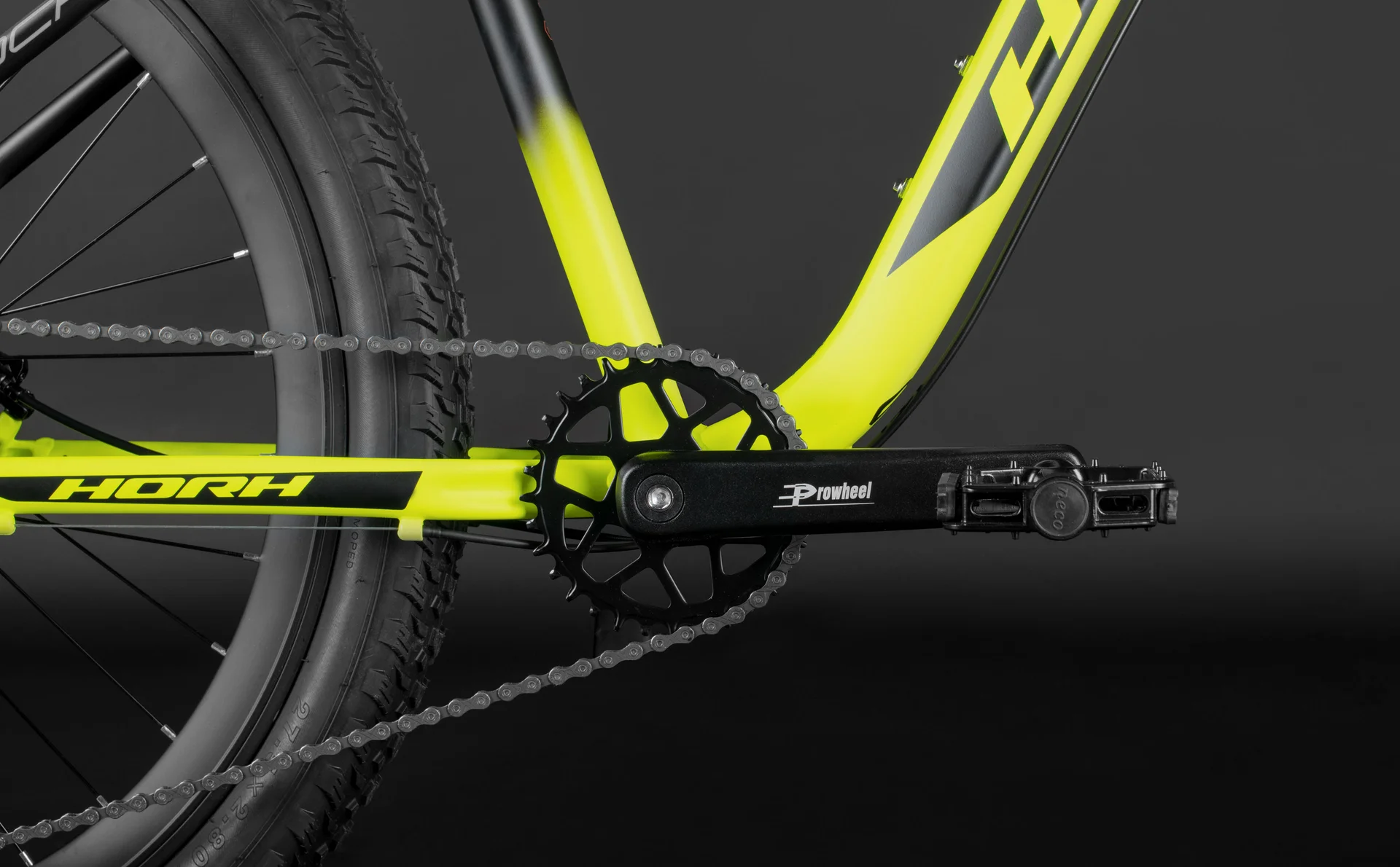 Велосипед HORH ROCKET PLUS 27.5+ (2025) Yellow-Black - миниатюра 13