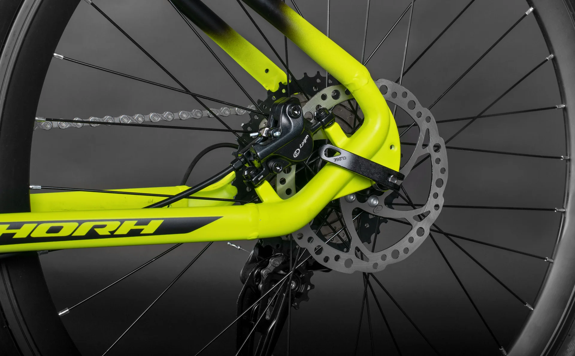 Велосипед HORH ROCKET PLUS 27.5+ (2025) Yellow-Black - миниатюра 14