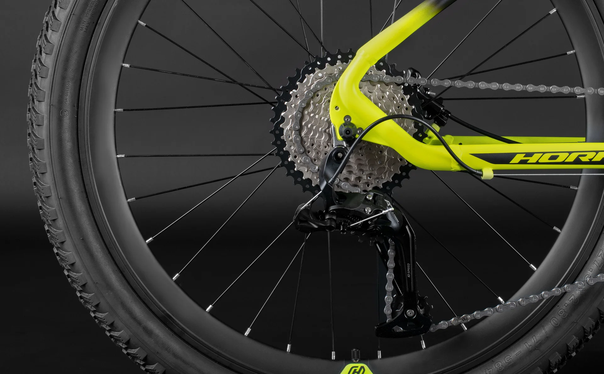 Велосипед HORH ROCKET PLUS 27.5+ (2025) Yellow-Black - миниатюра 15