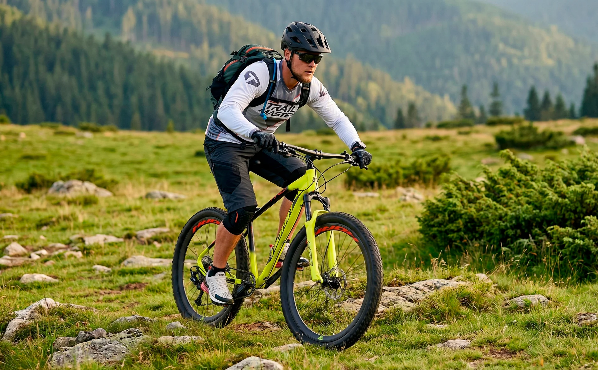 Велосипед HORH ROCKET PLUS 27.5+ (2025) Yellow-Black - миниатюра 2