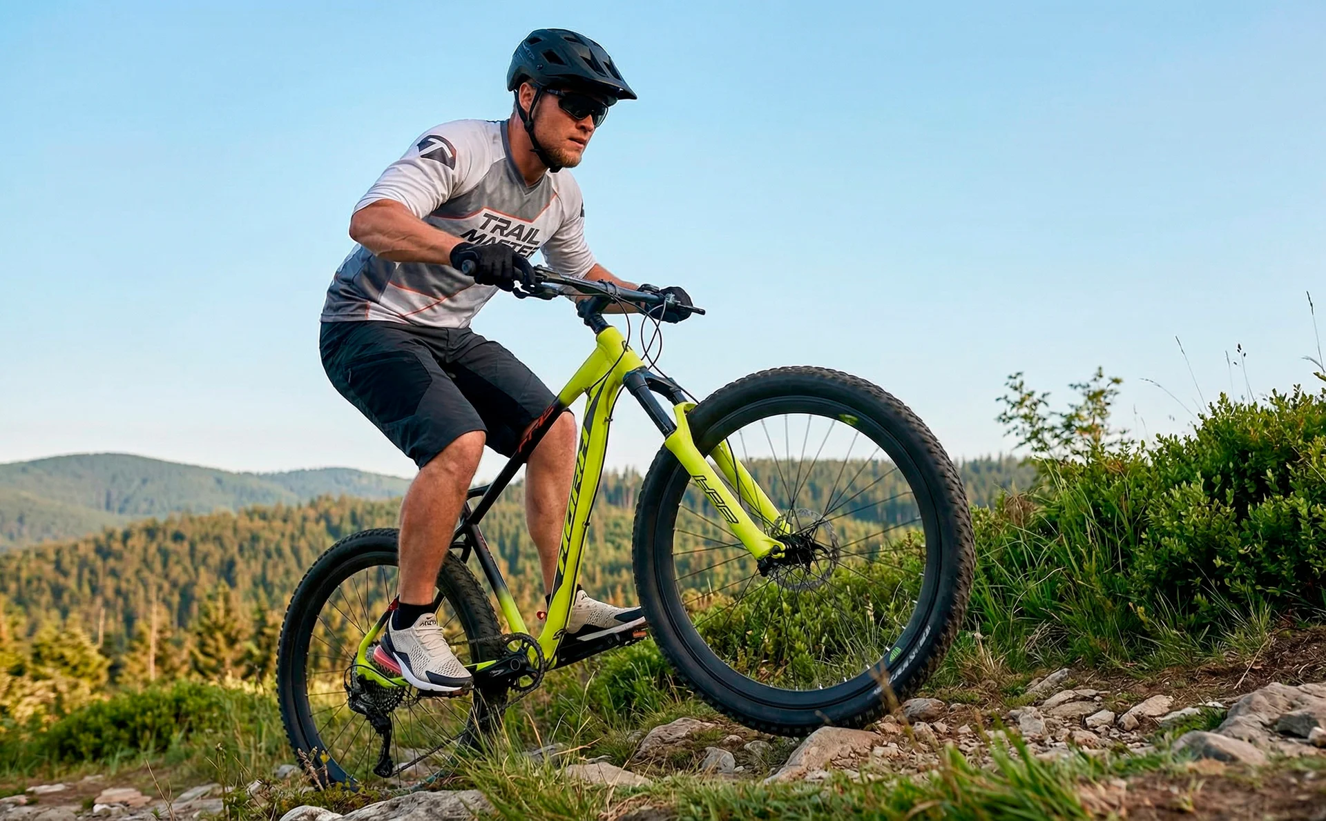 Велосипед HORH ROCKET PLUS 27.5+ (2025) Yellow-Black - миниатюра 3