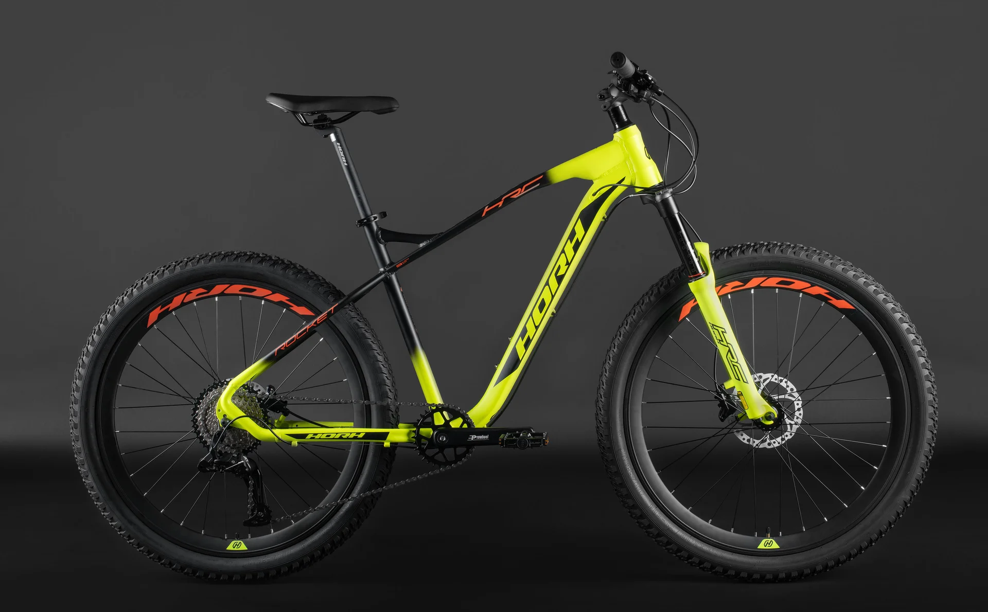 Велосипед HORH ROCKET PLUS 27.5+ (2025) Yellow-Black - миниатюра 5
