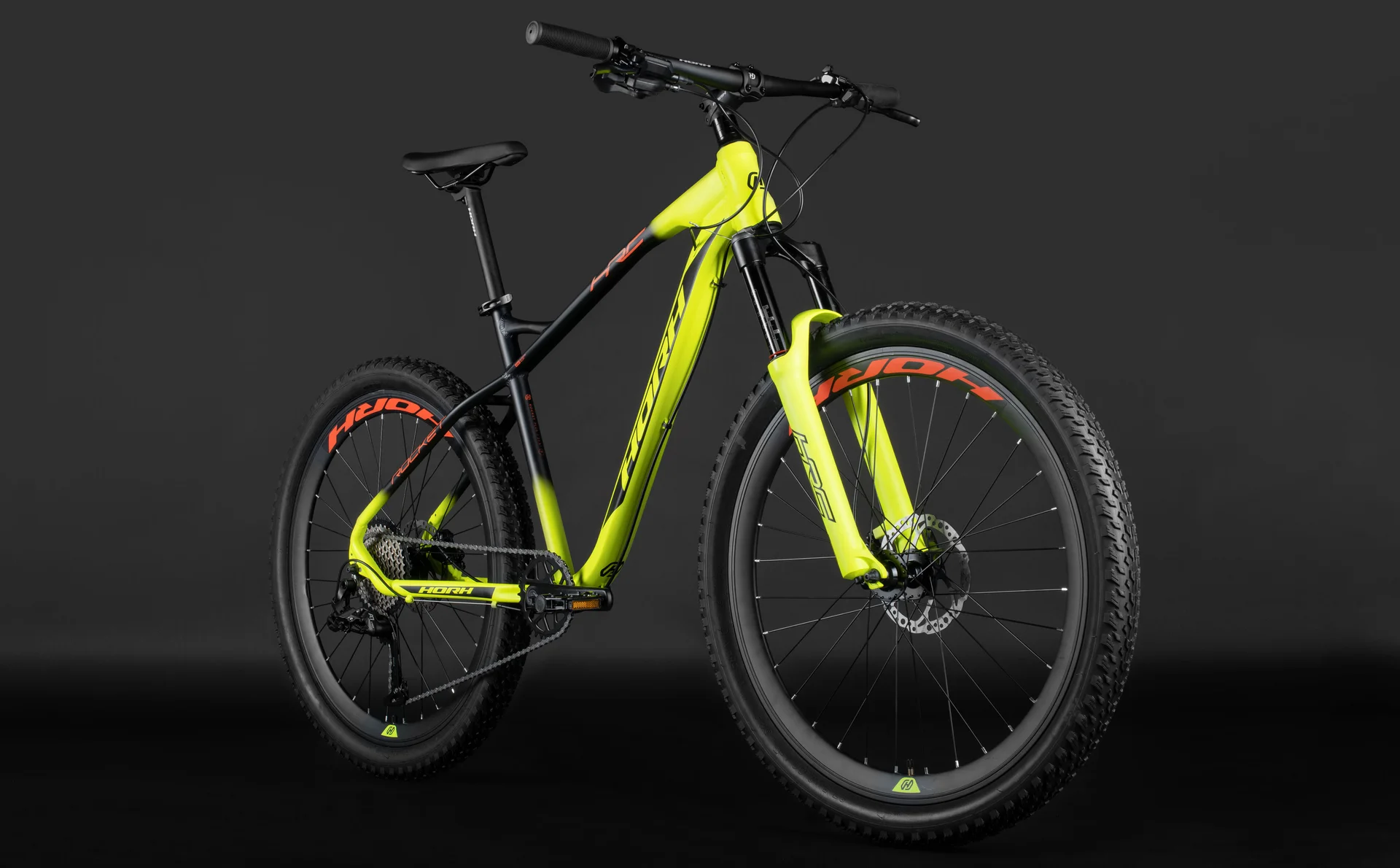 Велосипед HORH ROCKET PLUS 27.5+ (2025) Yellow-Black - миниатюра 6