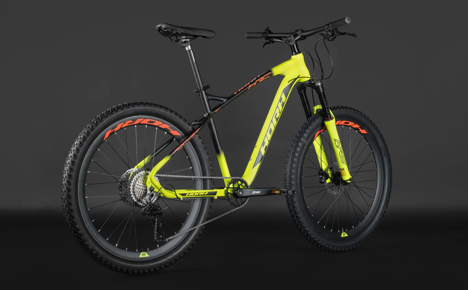 Велосипед HORH ROCKET PLUS 27.5+ (2025) Yellow-Black - миниатюра 7