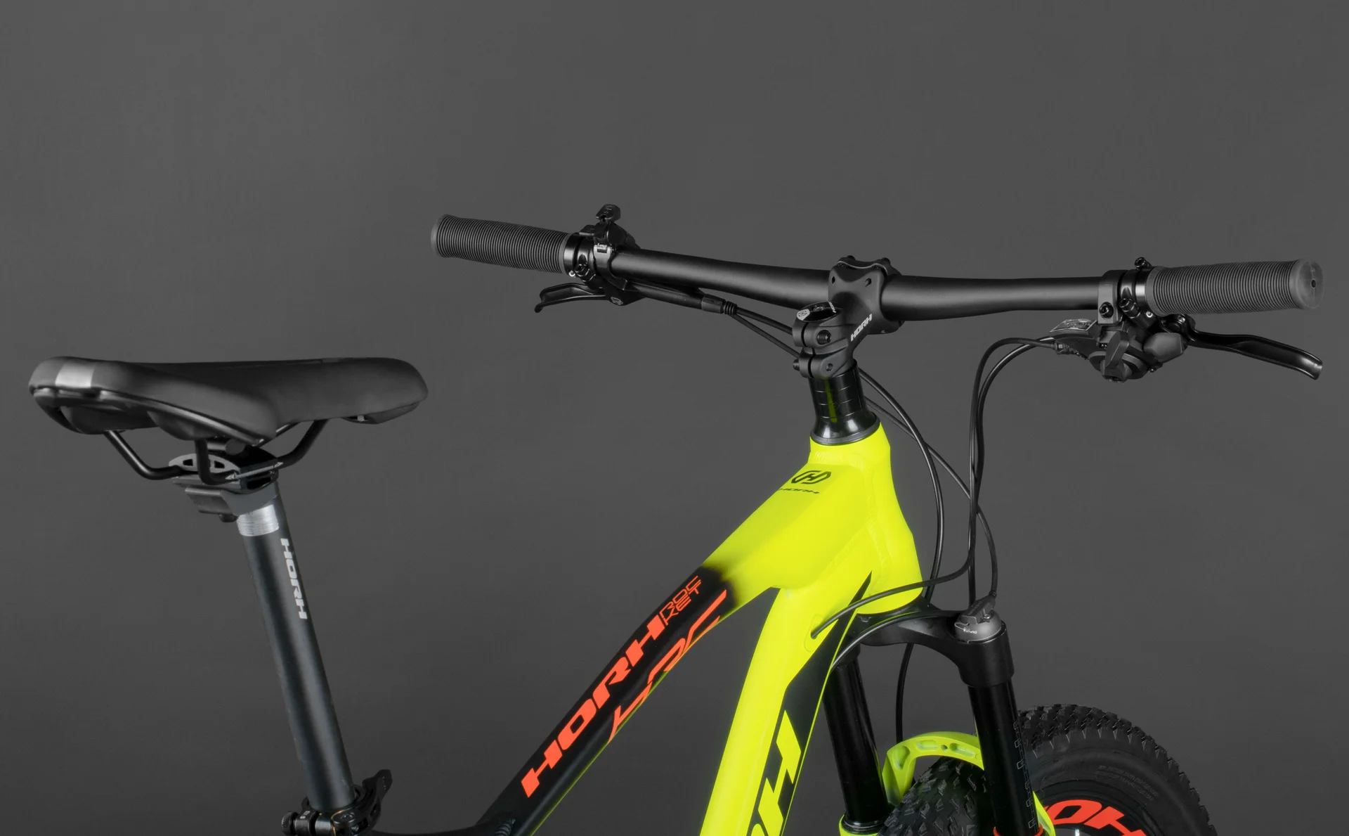 Велосипед HORH ROCKET PLUS 27.5+ (2025) Yellow-Black - миниатюра 9