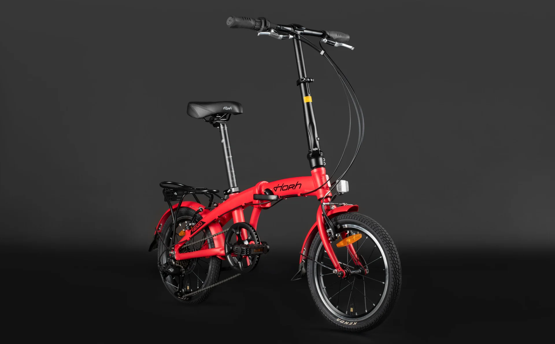 Велосипед HORH NEMO 7SP VB 16" (2025) Red-Black - миниатюра 3