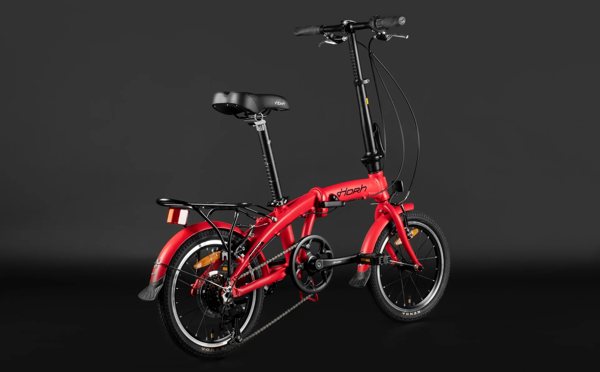 Велосипед HORH NEMO 7SP VB 16" (2025) Red-Black - миниатюра 4