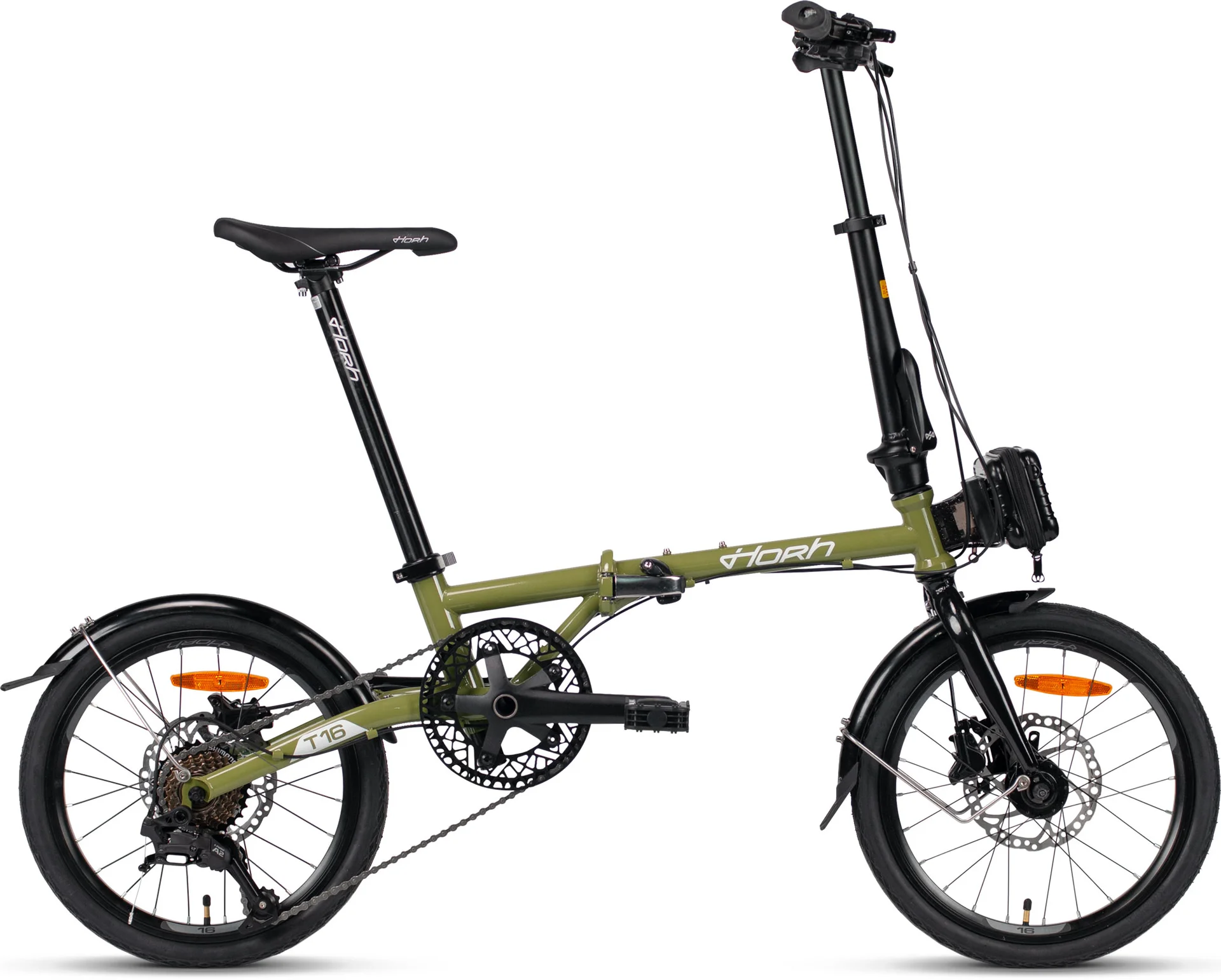 Велосипед HORH T16 16" (2024) Khaki Green-White - изображение 1