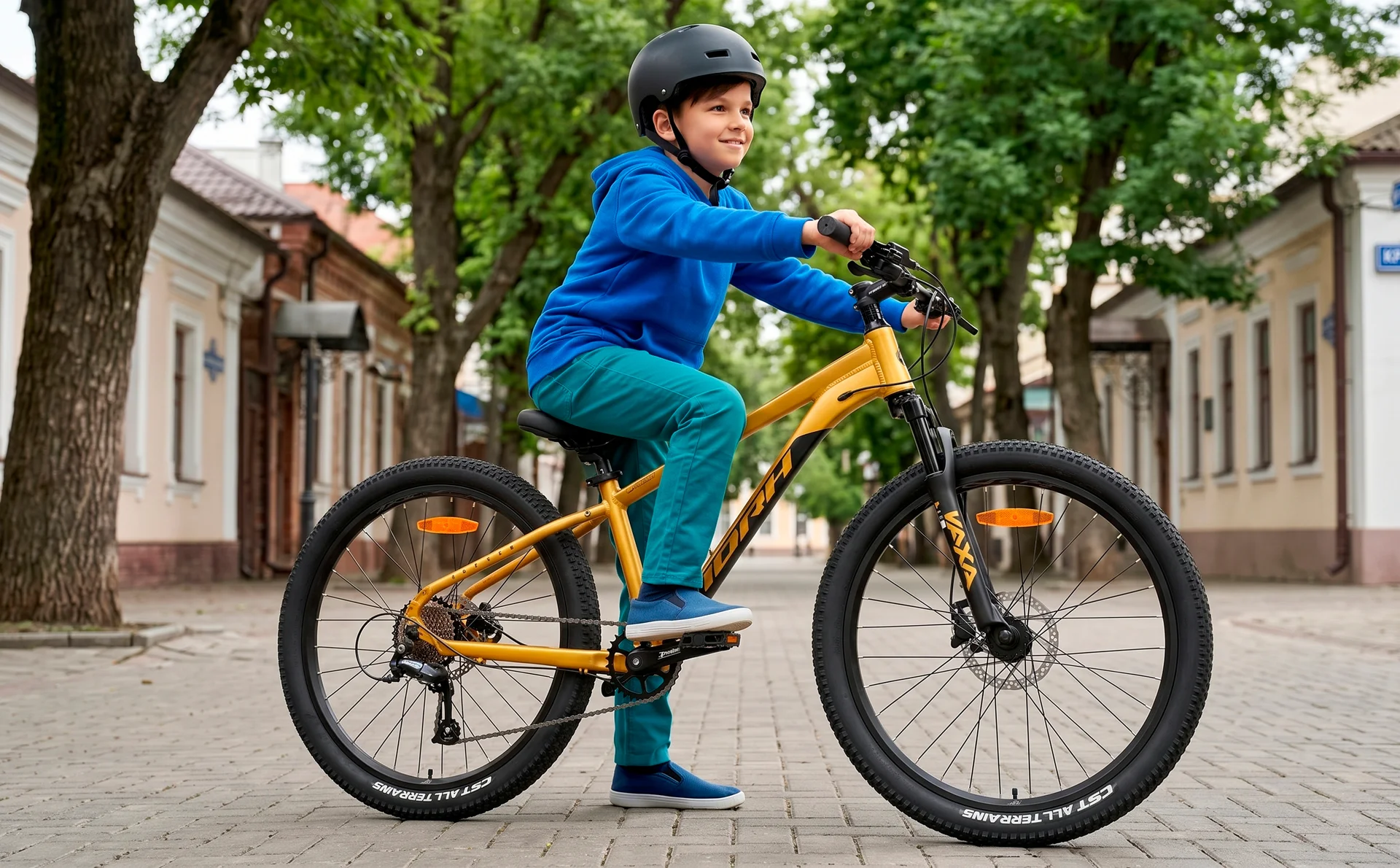 Велосипед HORH BULLET BHD 4.1 24" (2024) Golden-Black - миниатюра 2