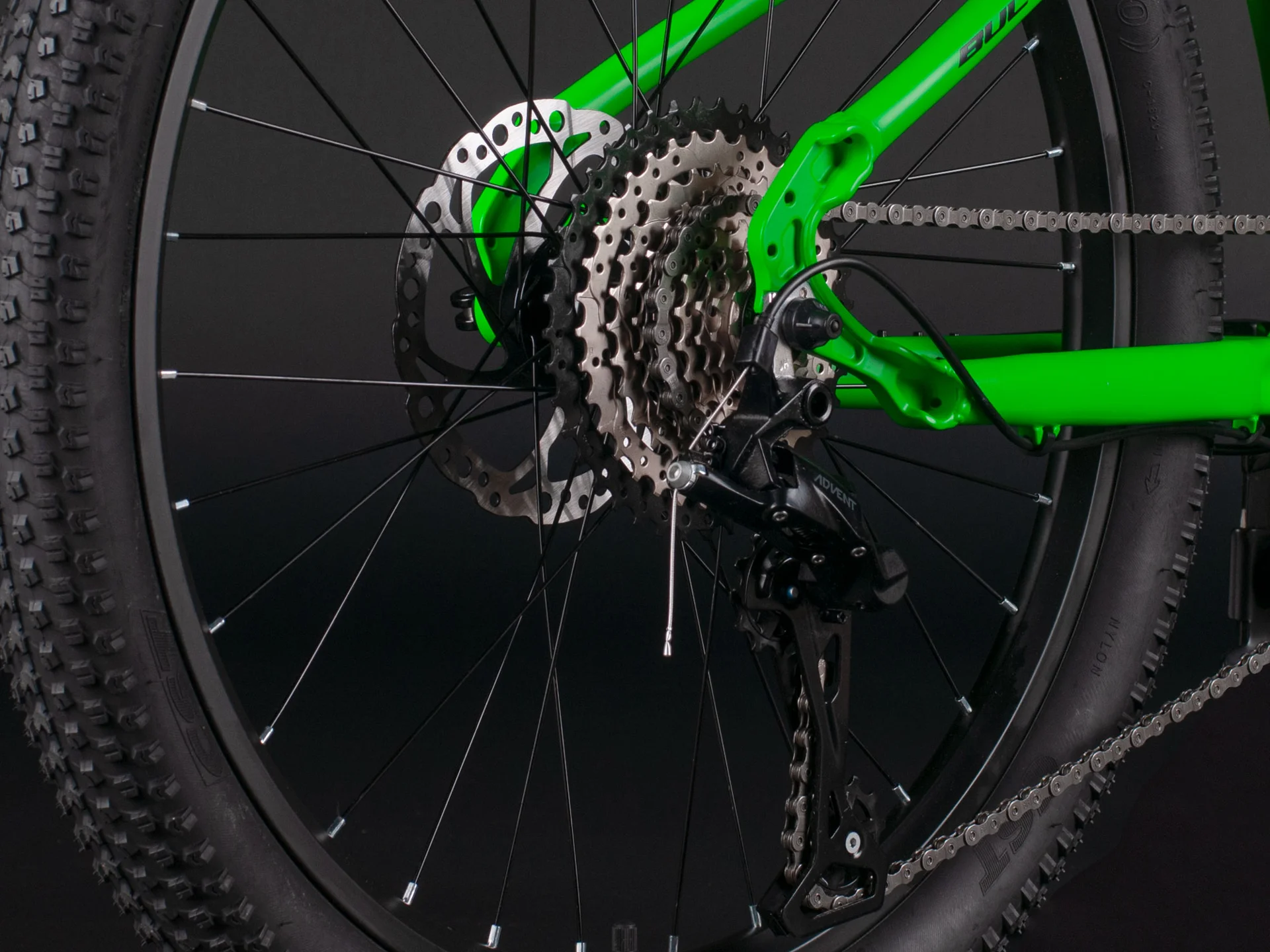 Велосипед HORH BULLET BHDAR 4.0 24" (2024) Green-Black-White - миниатюра 14