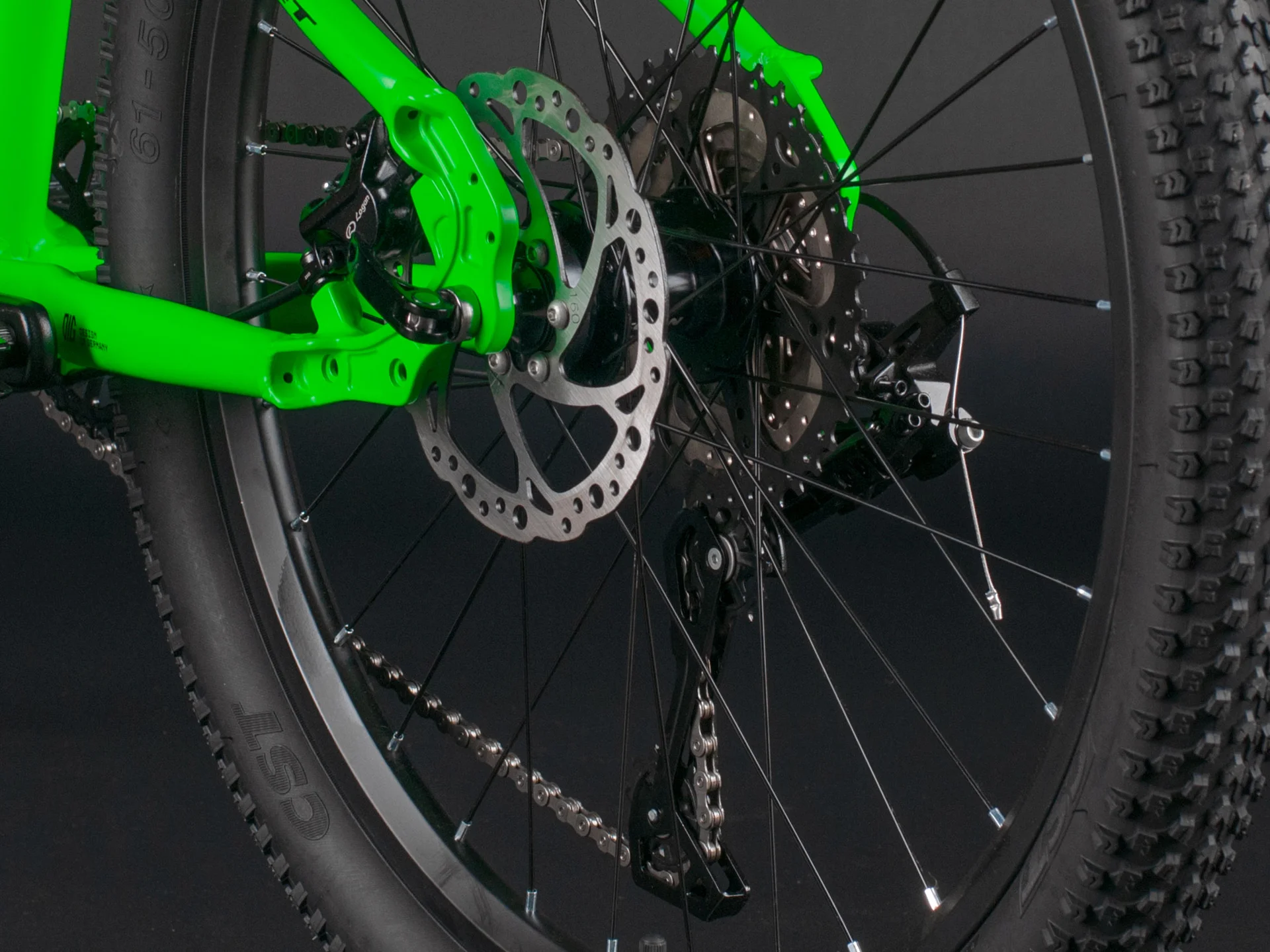 Велосипед HORH BULLET BHDAR 4.0 24" (2024) Green-Black-White - миниатюра 15