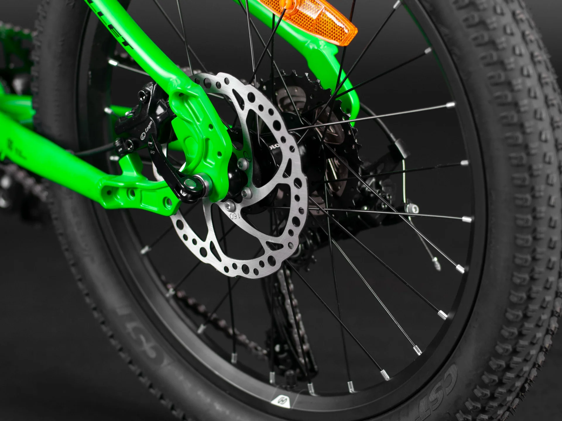 Велосипед HORH BULLET BHDAR 2.0 20" (2025) Green-Black-White - миниатюра 12
