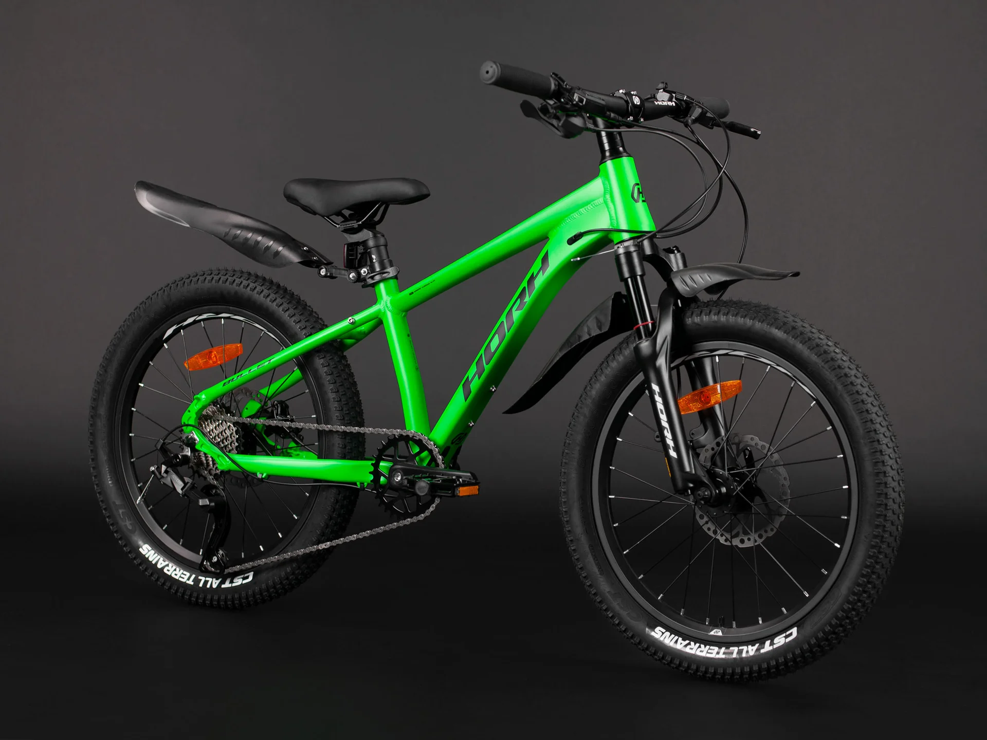 Велосипед HORH BULLET BHDAR 2.0 20" (2025) Green-Black-White - миниатюра 3