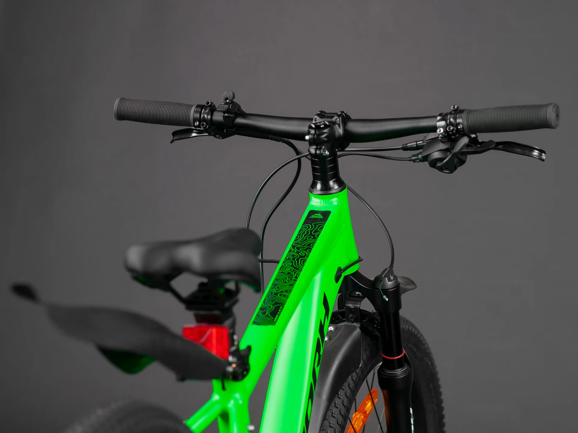 Велосипед HORH BULLET BHDAR 2.0 20" (2025) Green-Black-White - миниатюра 5