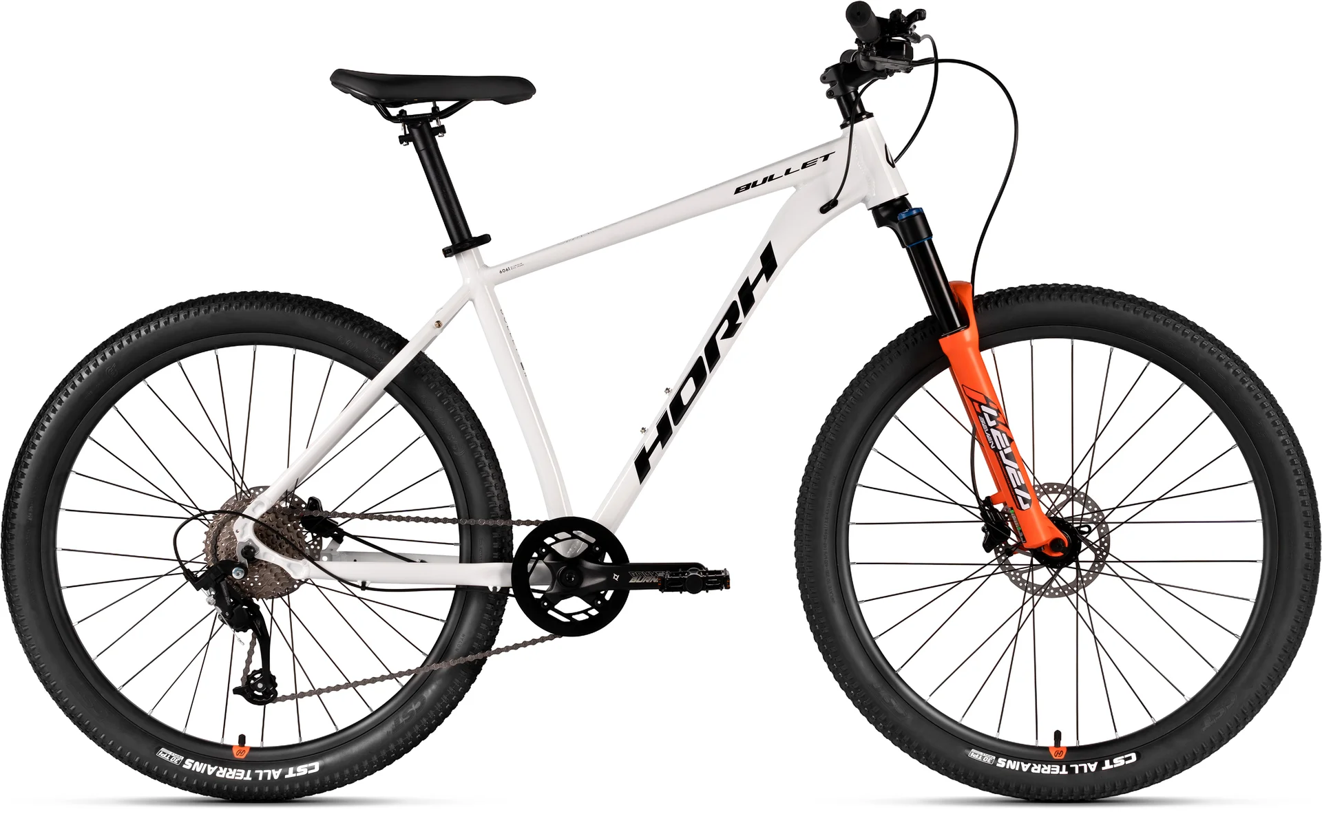 Велосипед HORH BULLET HBHD 7.0 27,5" (2026) White-Orange - изображение 1