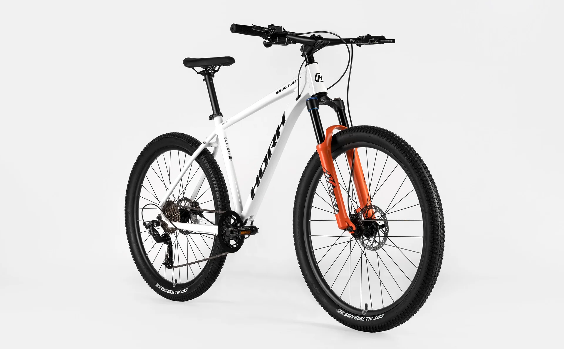 Велосипед HORH BULLET HBHD 7.0 27,5" (2026) White-Orange - миниатюра 5