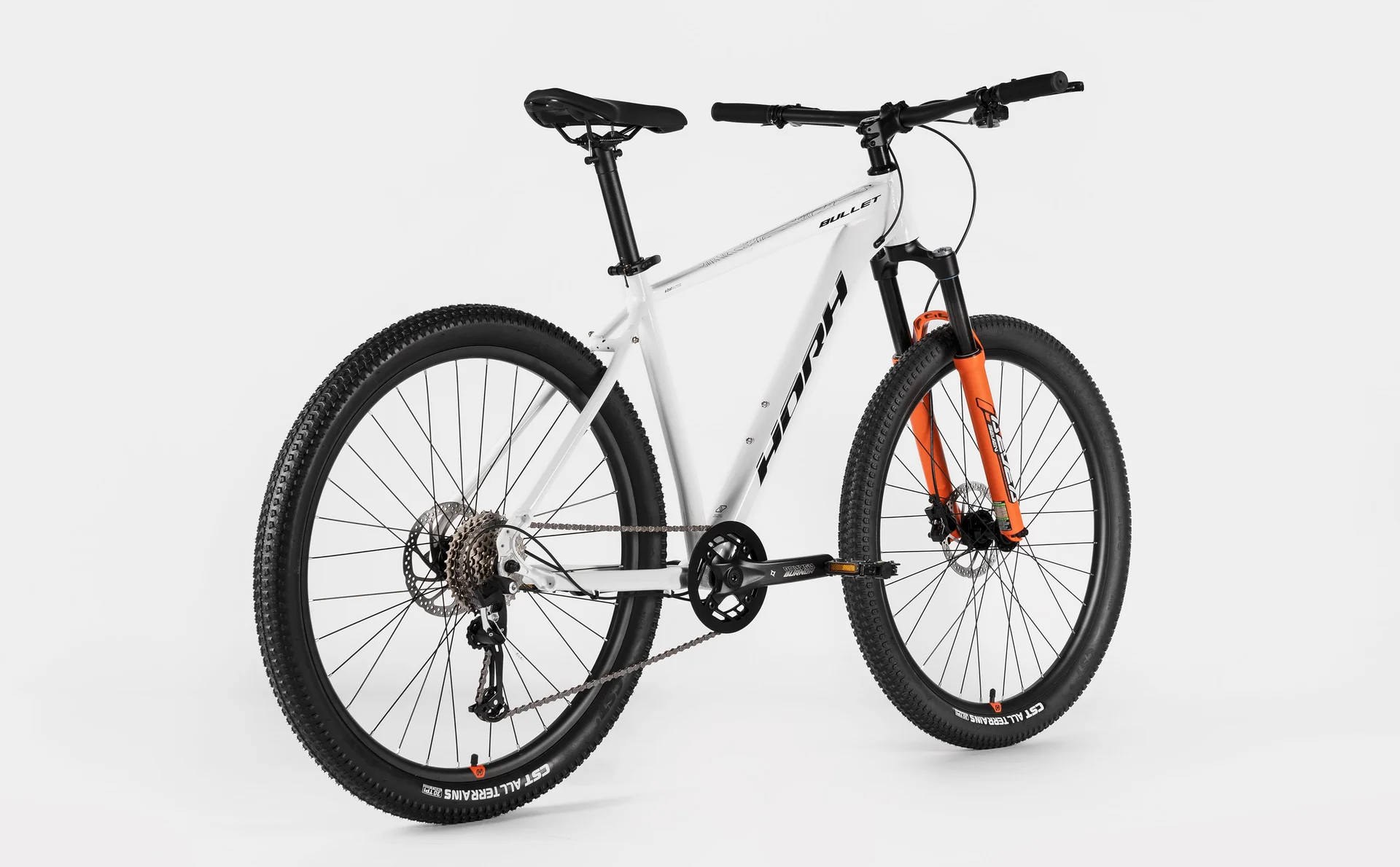 Велосипед HORH BULLET HBHD 7.0 27,5" (2026) White-Orange - миниатюра 6